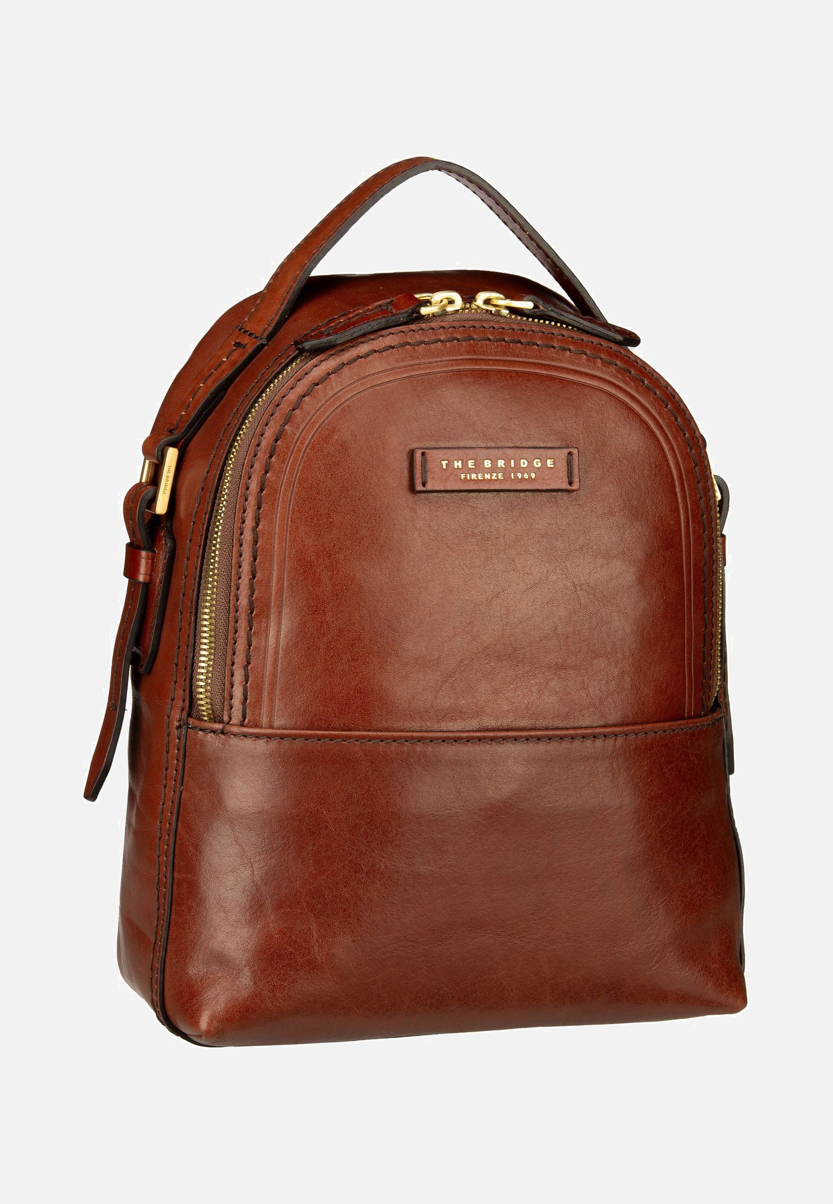 bridge leather backpack The Bags - Tan Rucksack at Douglas Attire Backpack with tablet pocket The Bridge men's leather backpack