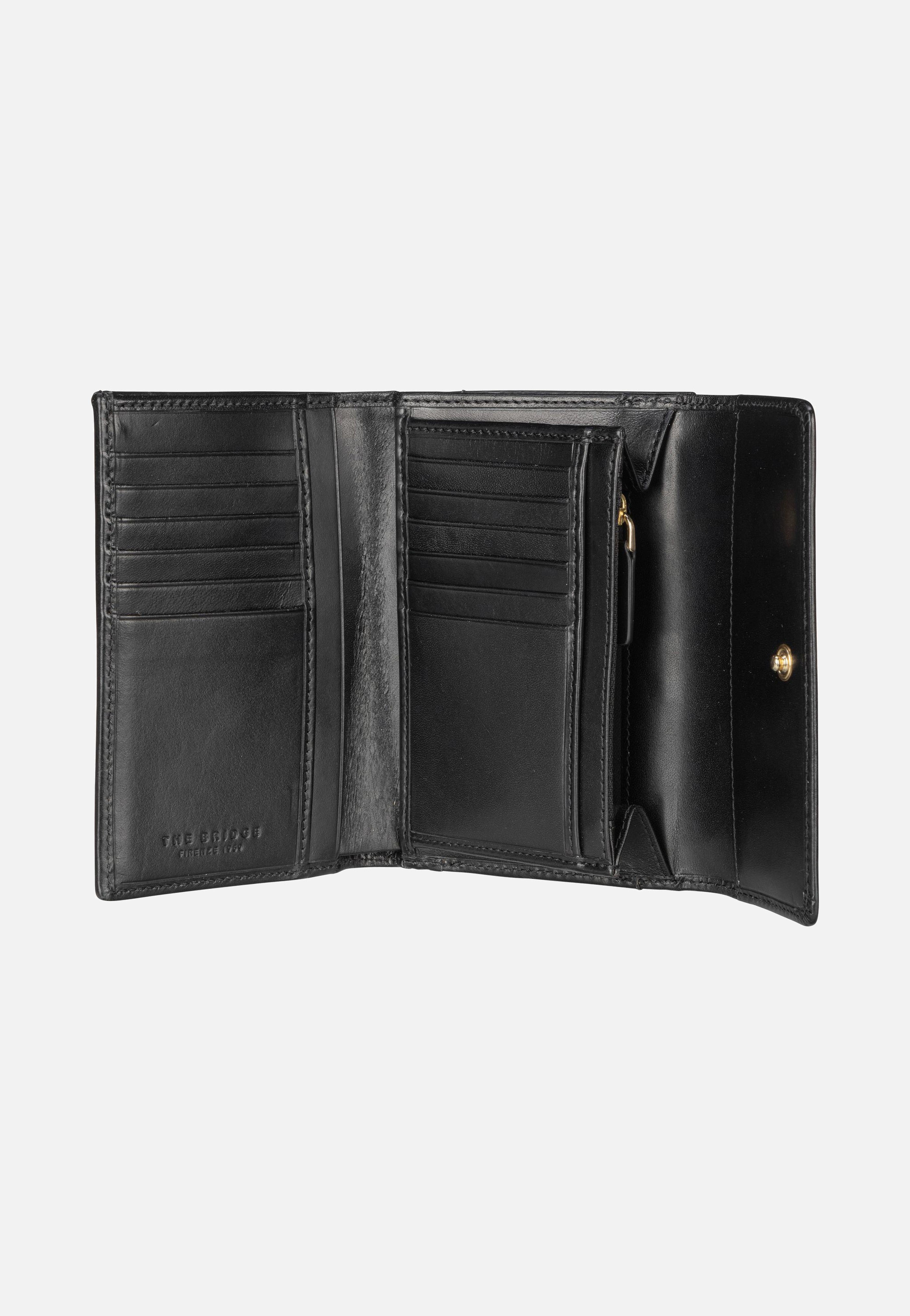 The Bridge Story Donna Lady 7111 Nero Wallet