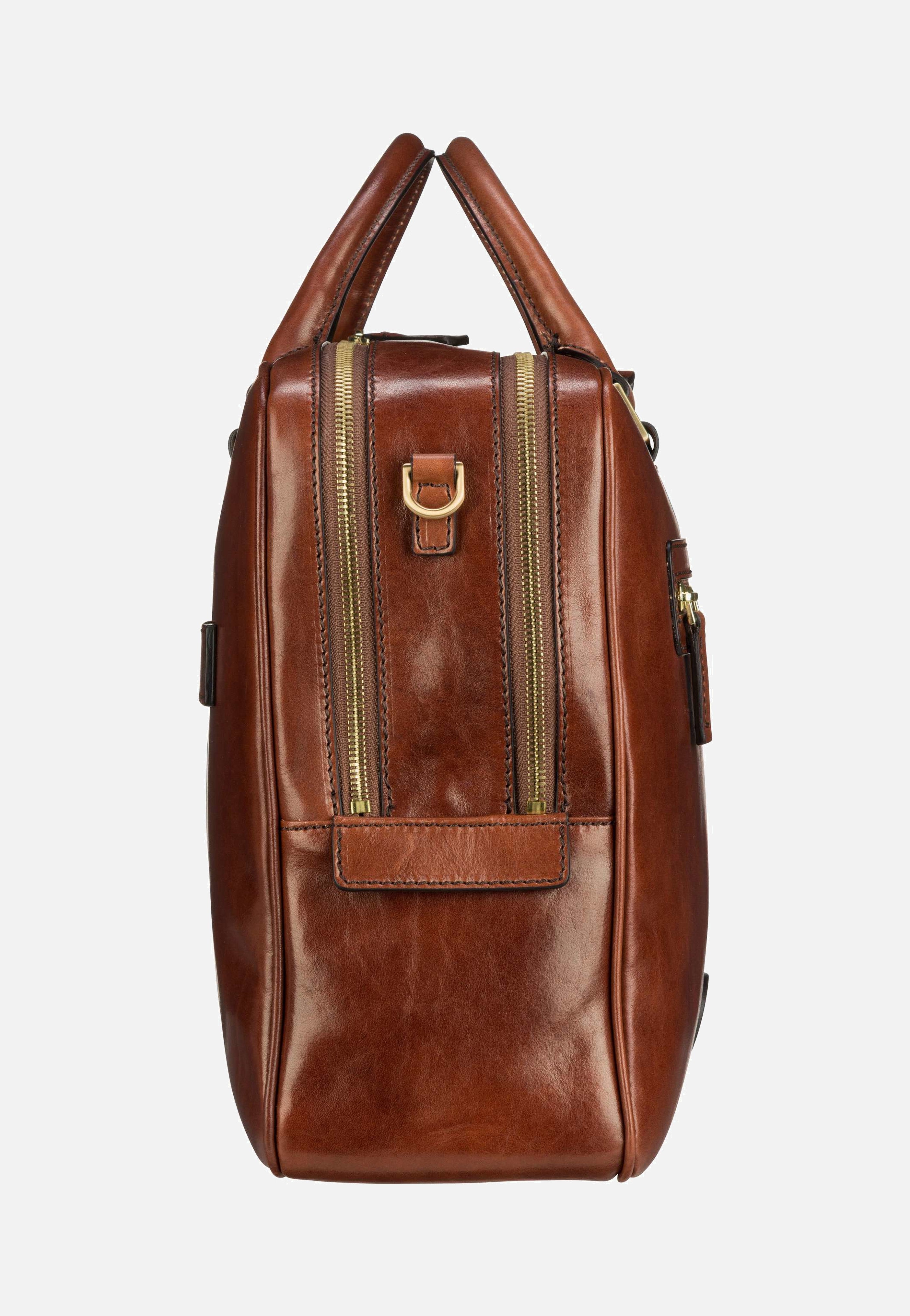 The Bridge - Story Uomo 3500 Marrone/Oro - Briefcase | Men-Image