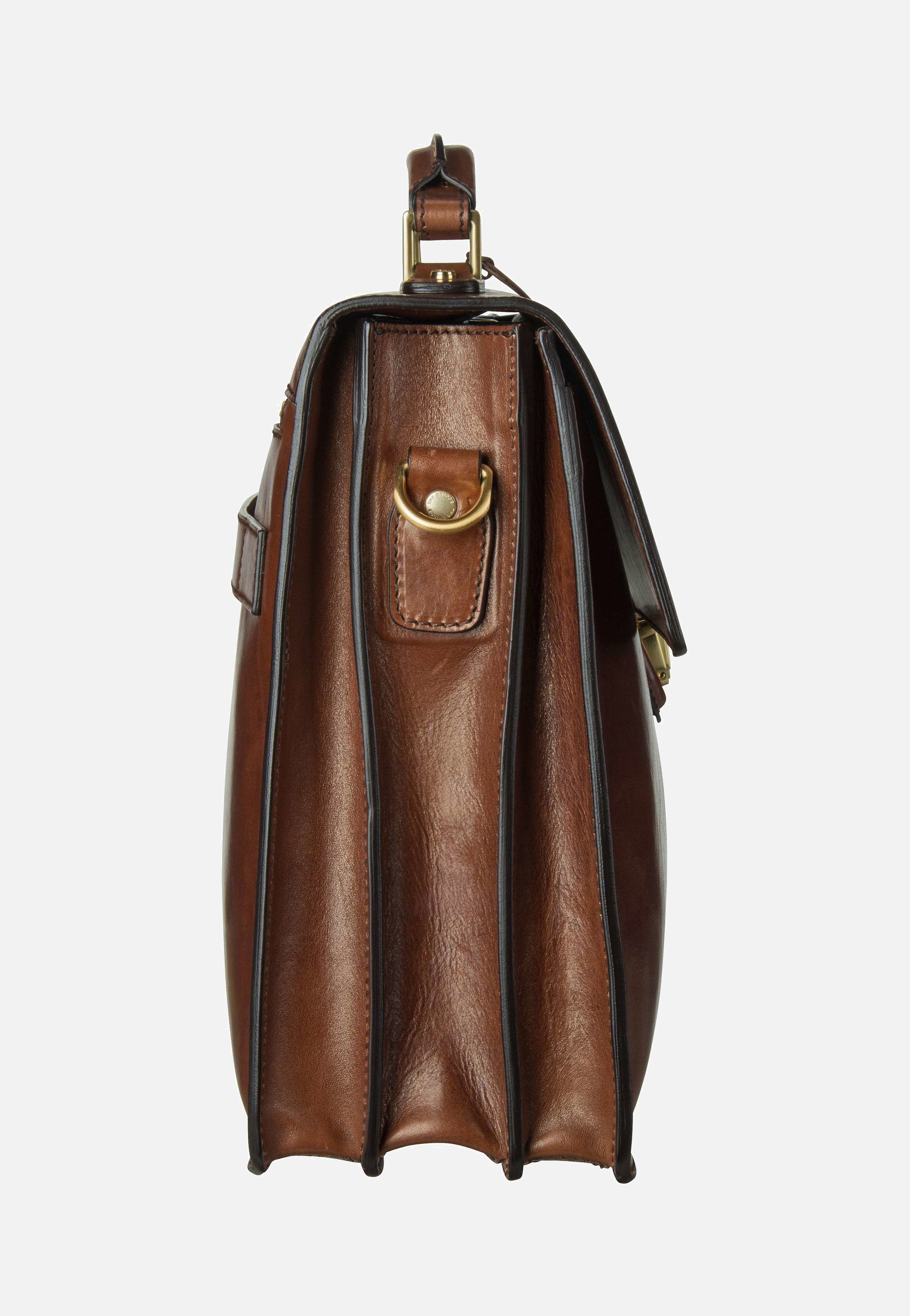 The Bridge - Story Uomo 3721 Marrone/Oro - Briefcase | Men-Image