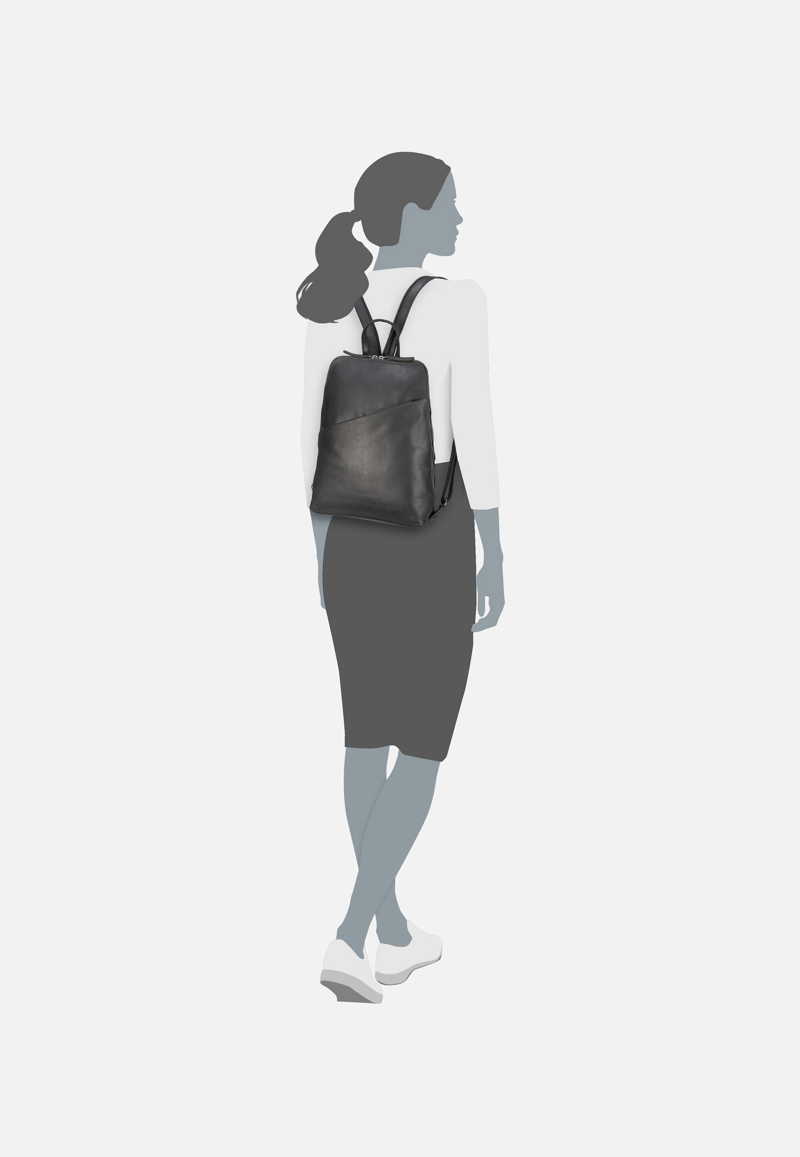 The Chesterfield Brand Amanda 0147 Black Backpack