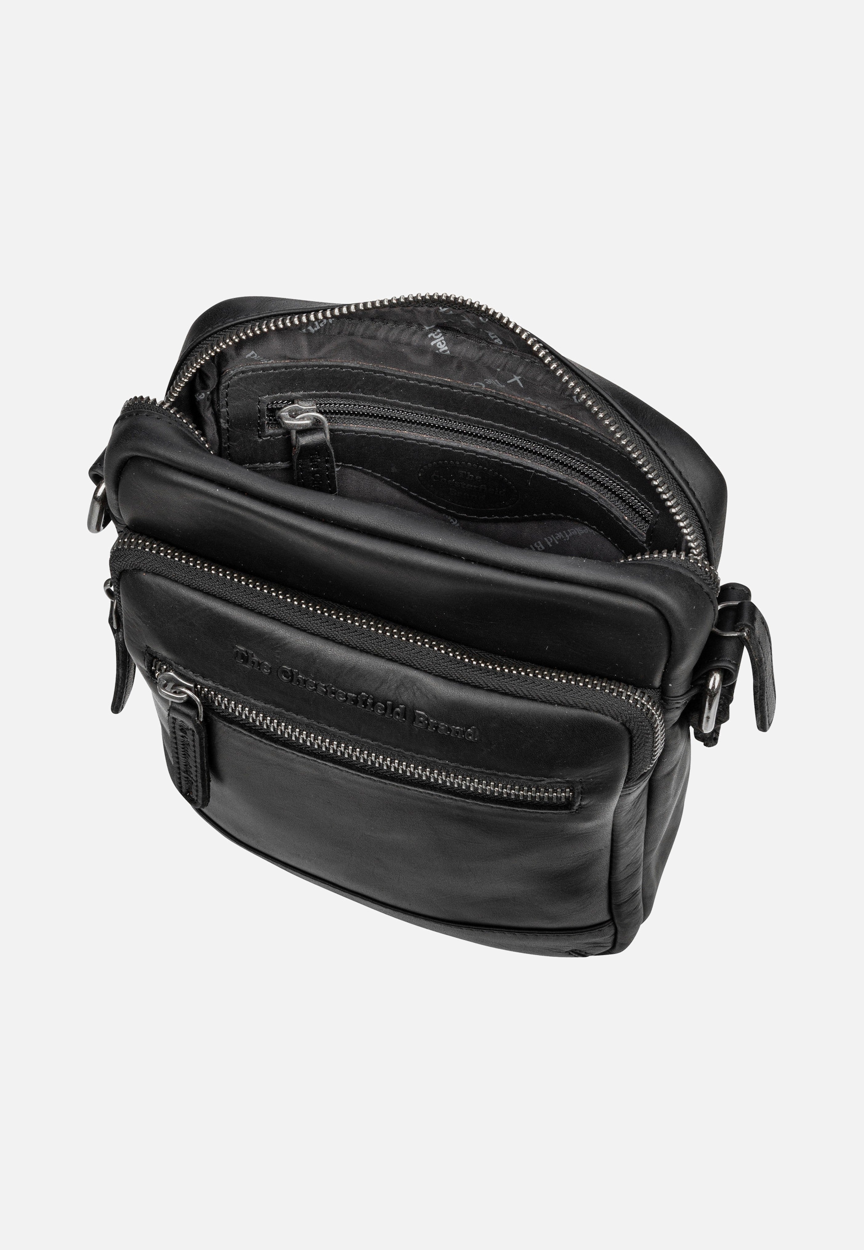 The Chesterfield Brand Birmingham 0980 Black Crossbody Bag