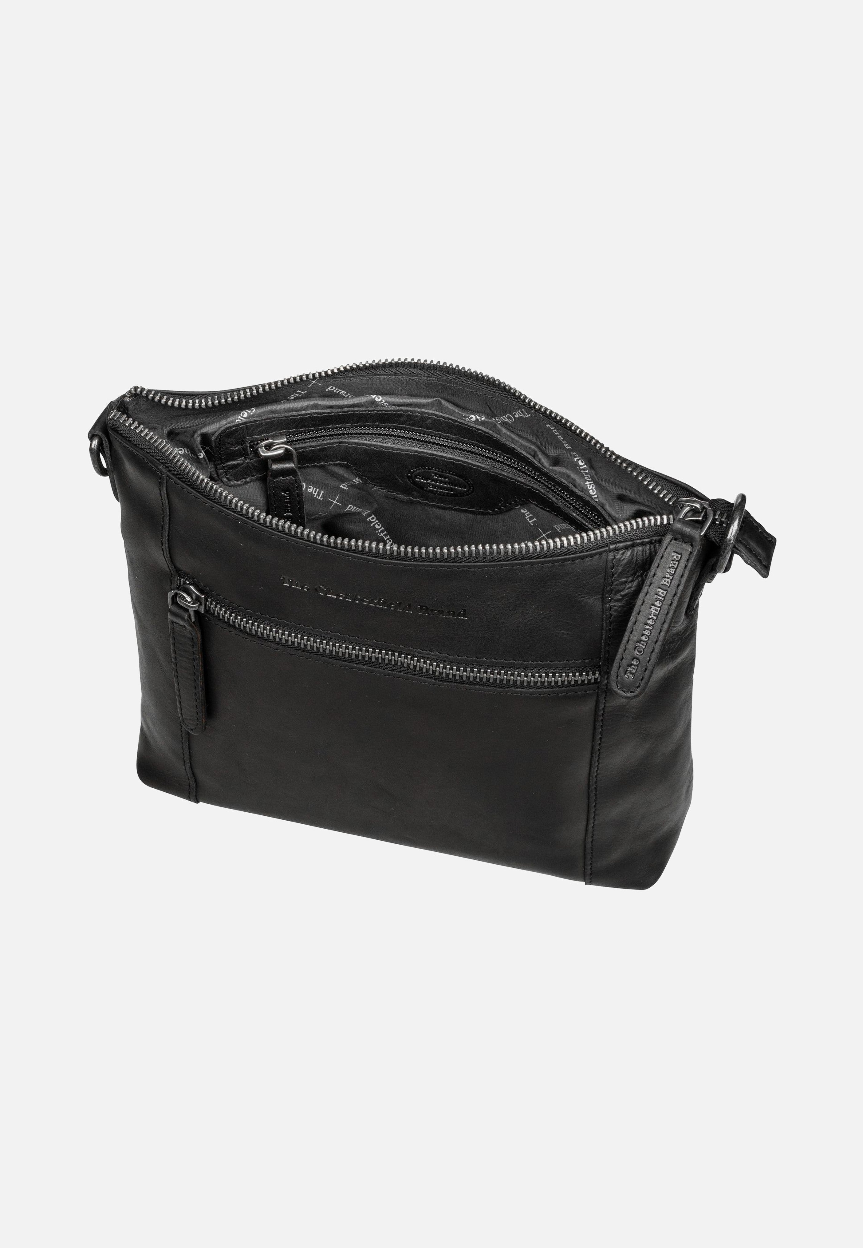 The Chesterfield Brand Faro 1228 Black Hobo Bag