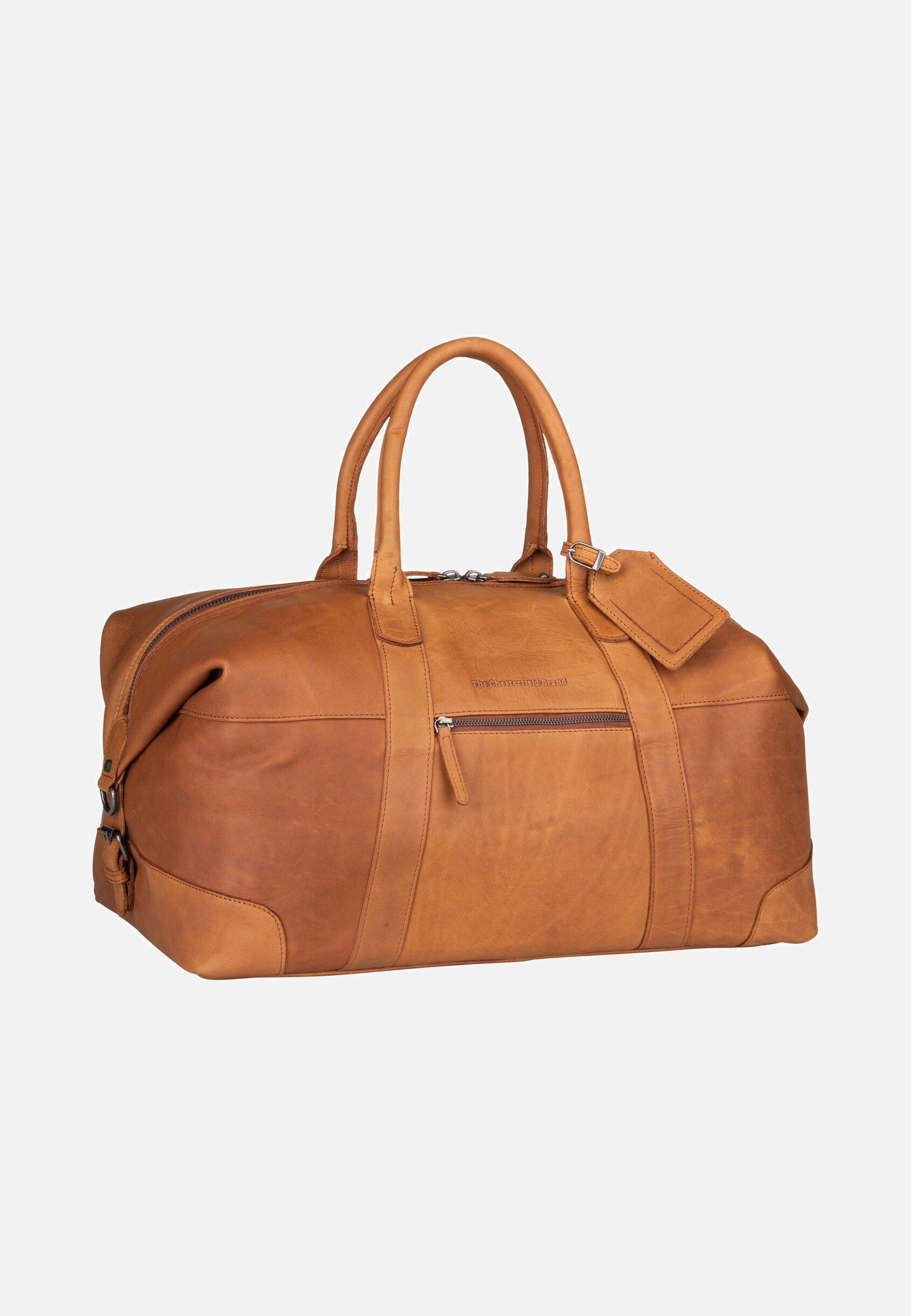 The Chesterfield Brand Portsmouth 1700 Cognac Weekender