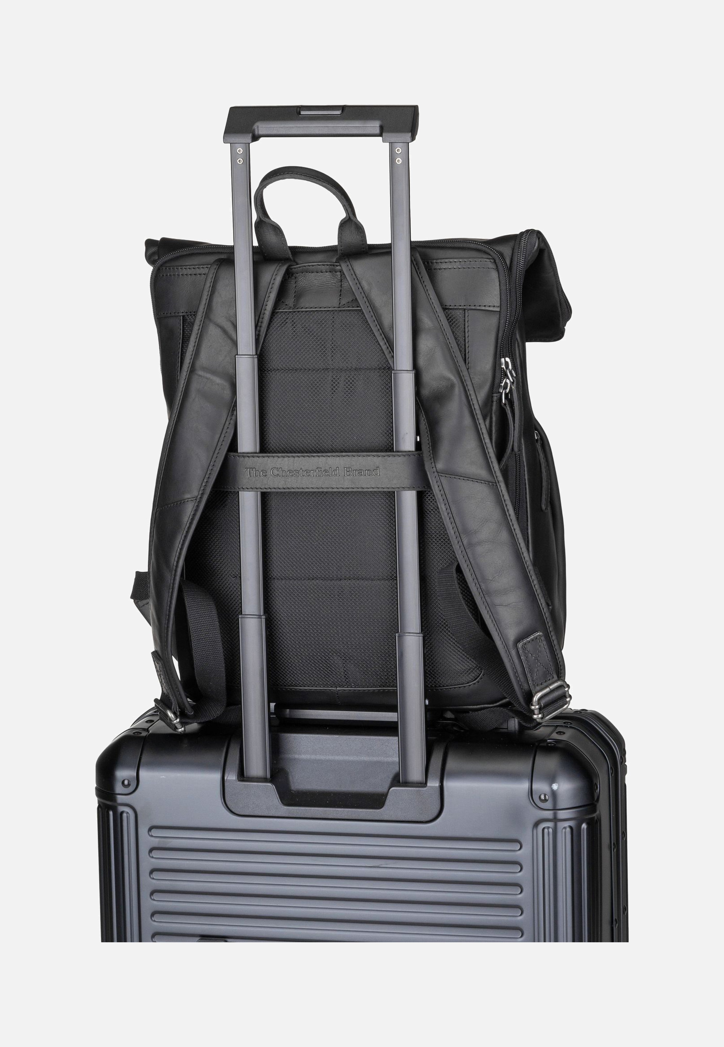 The Chesterfield Brand - Savona 0322 Black - Rolltop Backpack | Men-Image