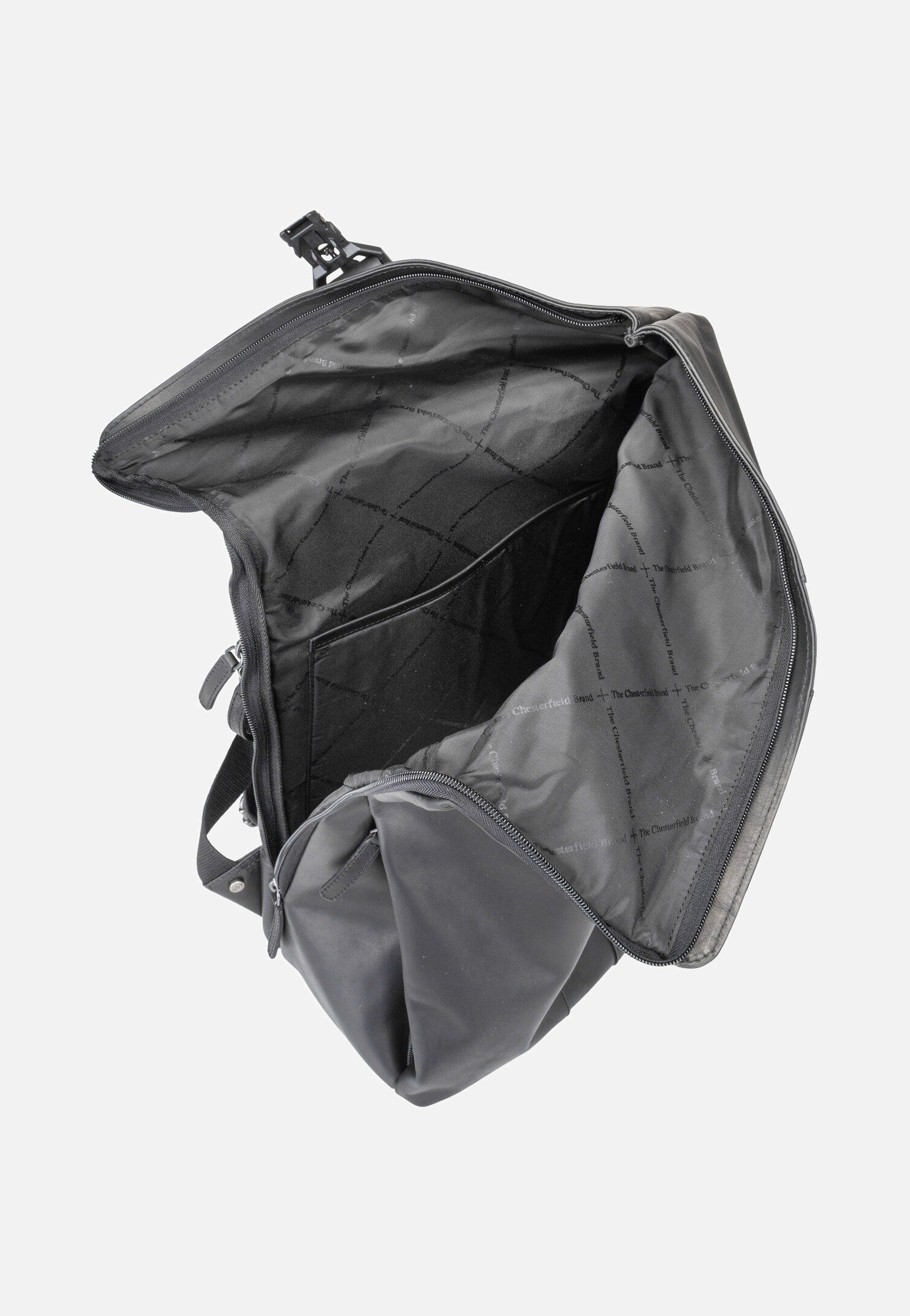 The Chesterfield Brand - Savona 0322 Black - Rolltop Backpack | Men-Image