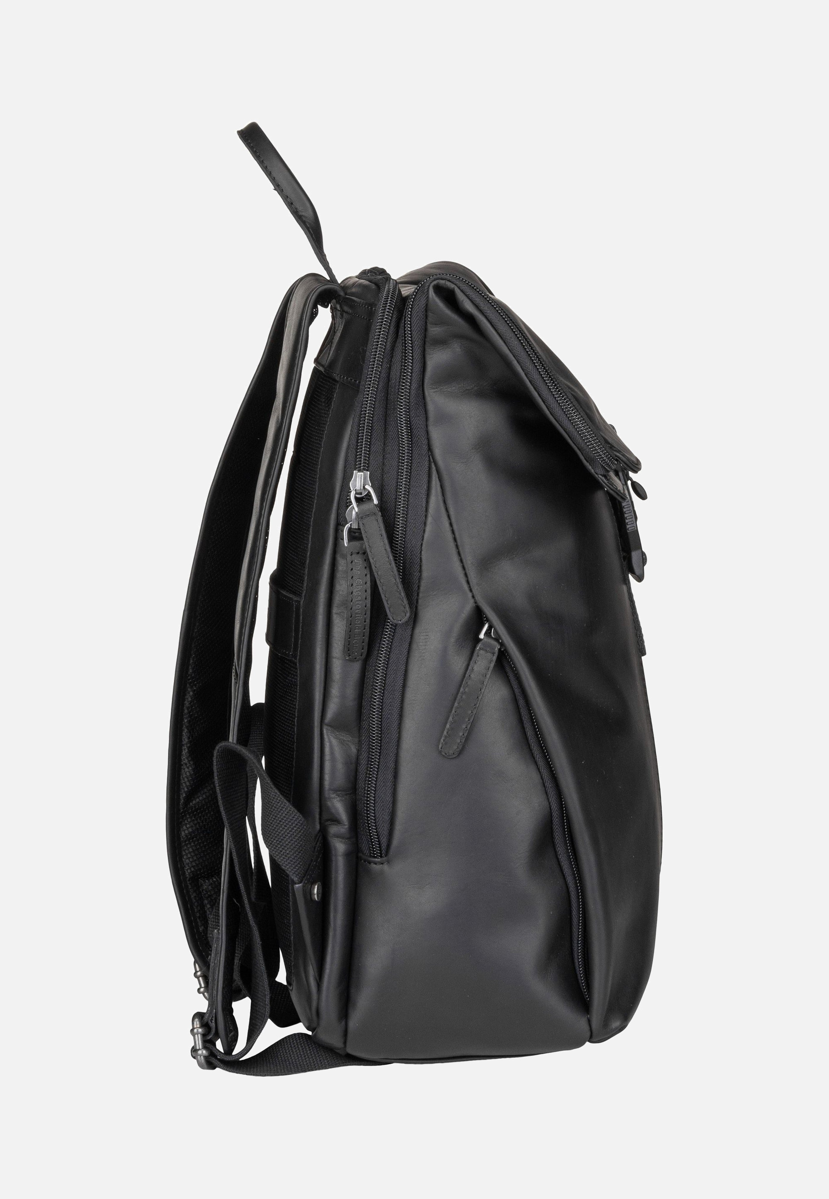 The Chesterfield Brand - Savona 0322 Black - Rolltop Backpack | Men-Image