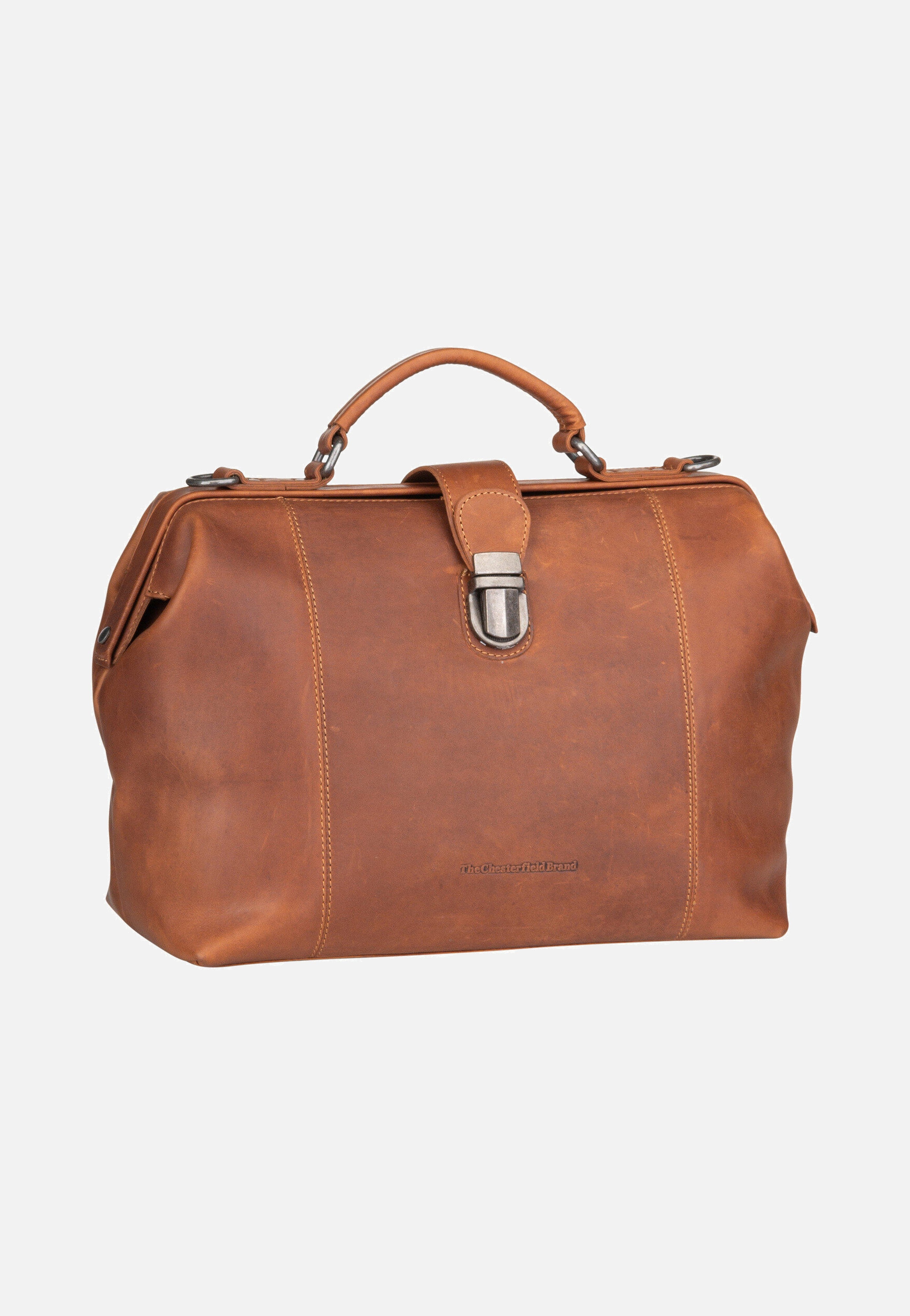 The Chesterfield Brand Shaun 1118 Cognac Bowling Bag