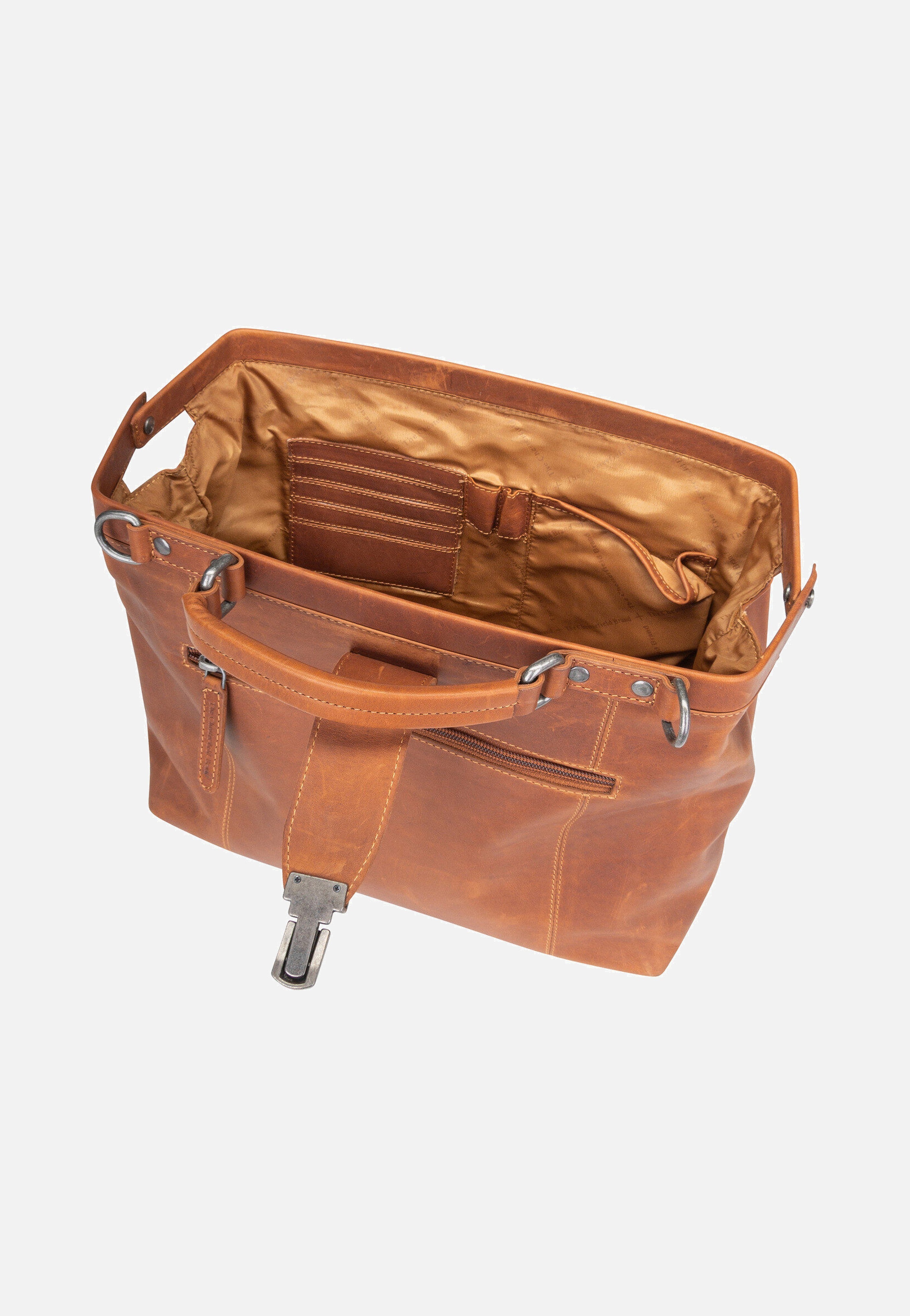 The Chesterfield Brand Shaun 1118 Cognac Bowling Bag