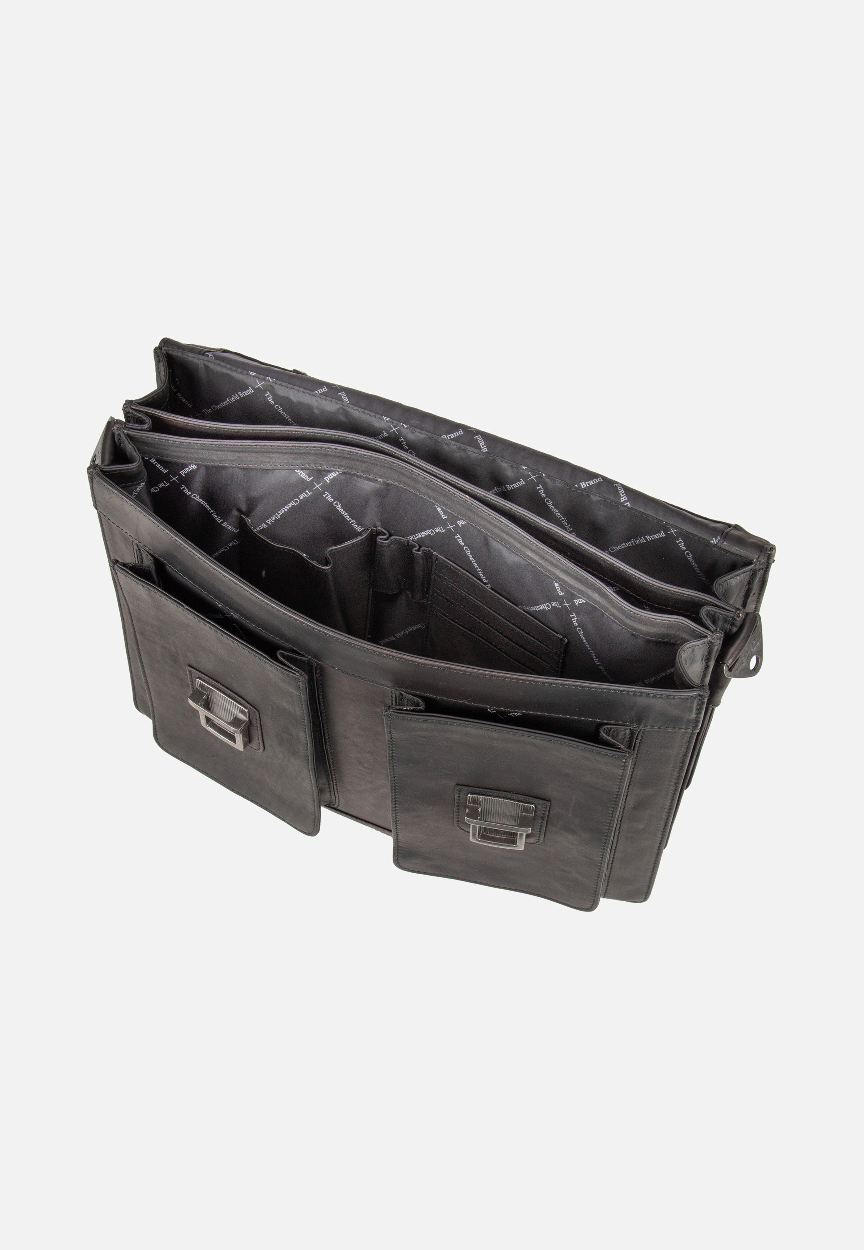 The Chesterfield Brand - Springfield 1072 Black - Briefcase | Men-Image
