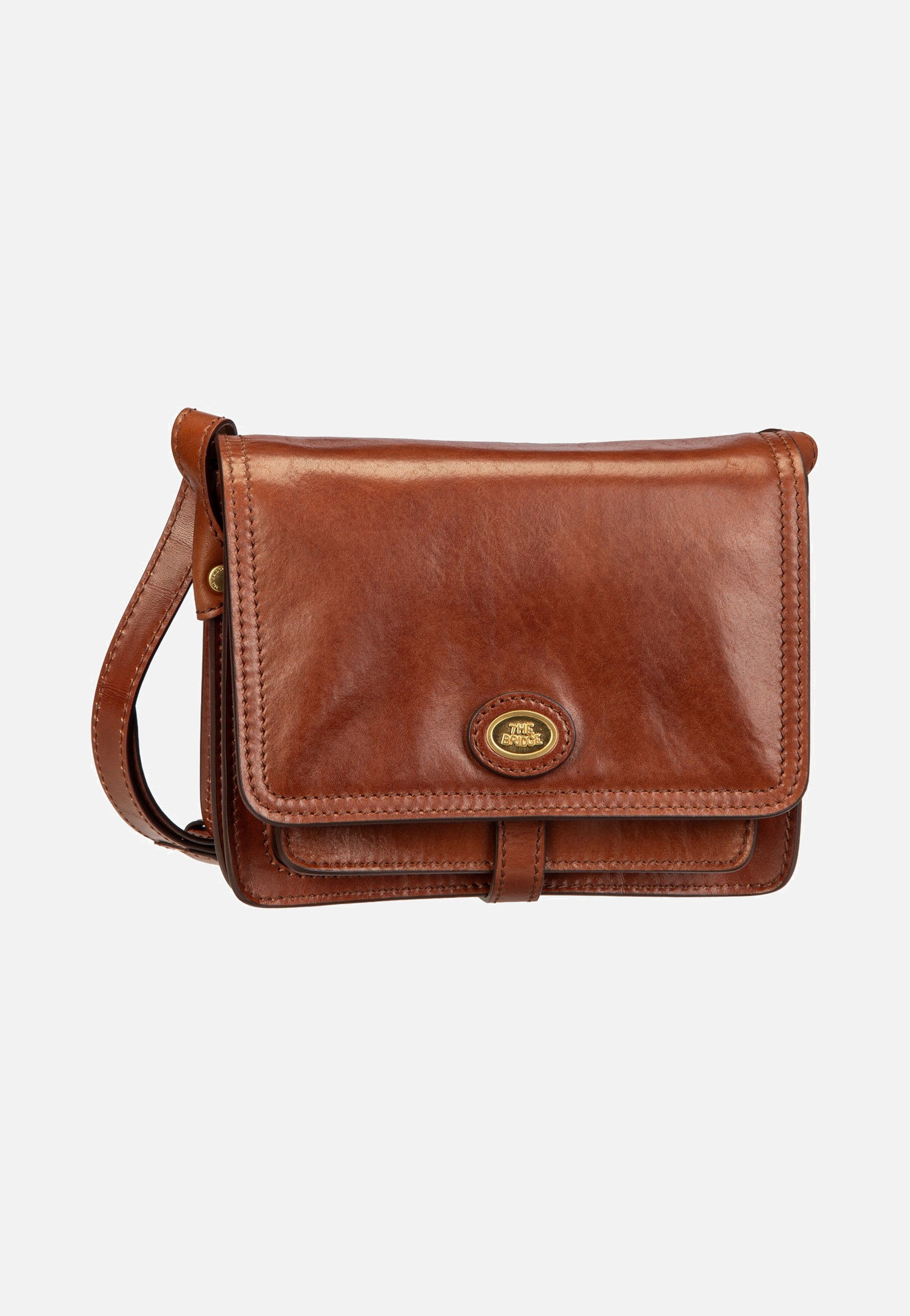 The Bridge Stodo Crossbody Marrone/Oro Crossbody Bag