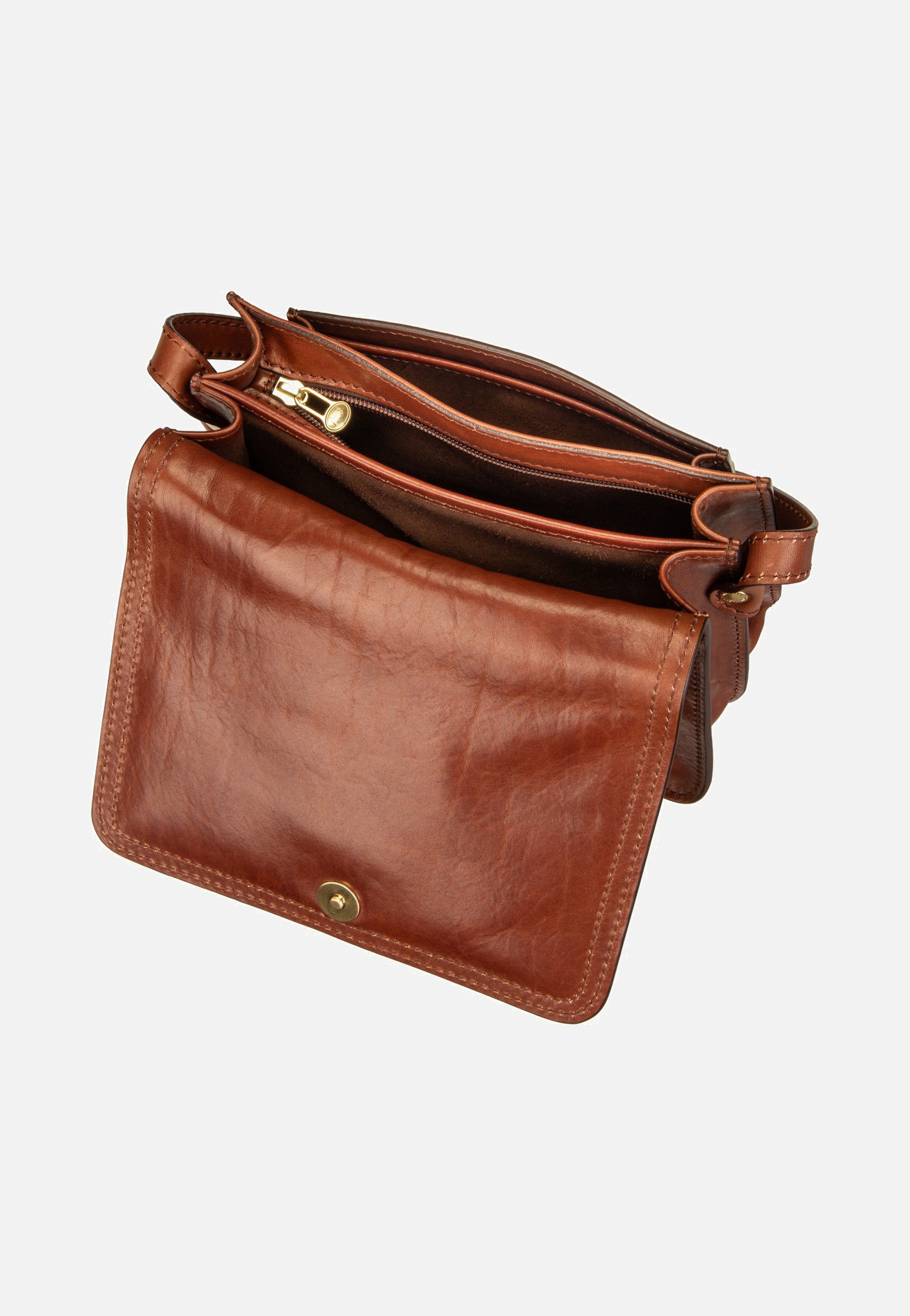 The Bridge Stodo Crossbody Marrone/Oro Crossbody Bag