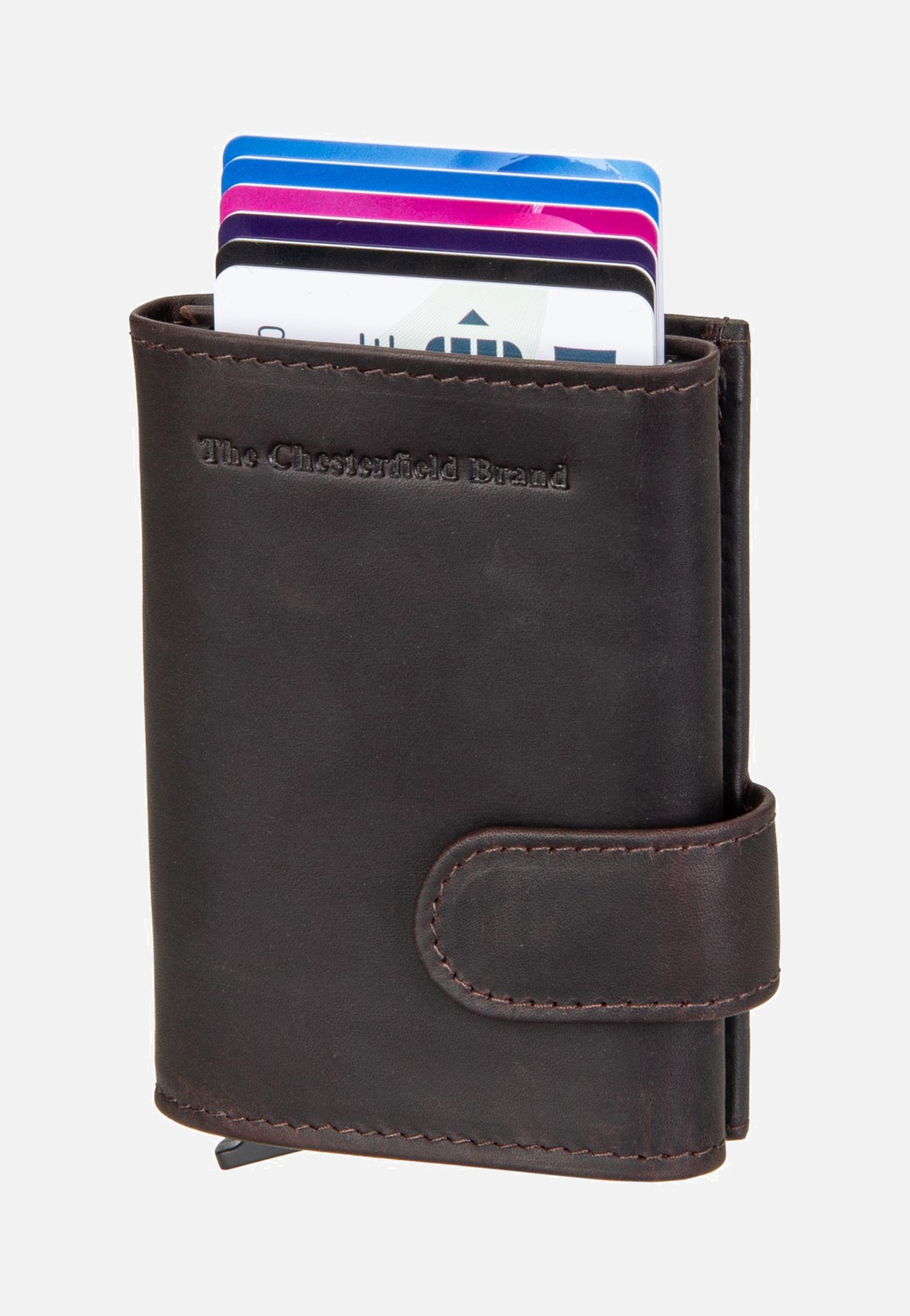 The Chesterfield Brand Frankfurt 0456 Brown Card Holder