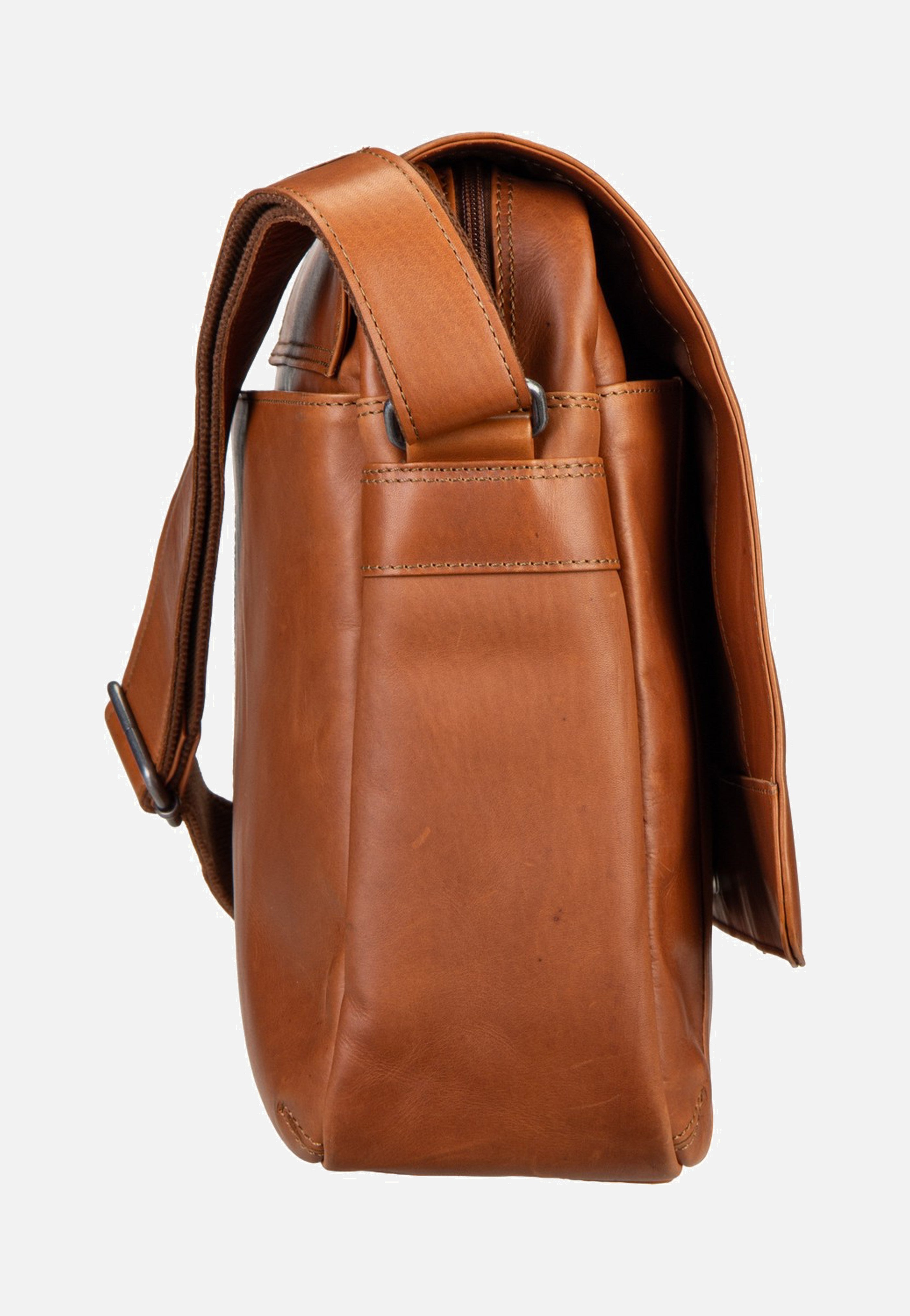 The Chesterfield Brand Richard 0552 Cognac Messenger Bag