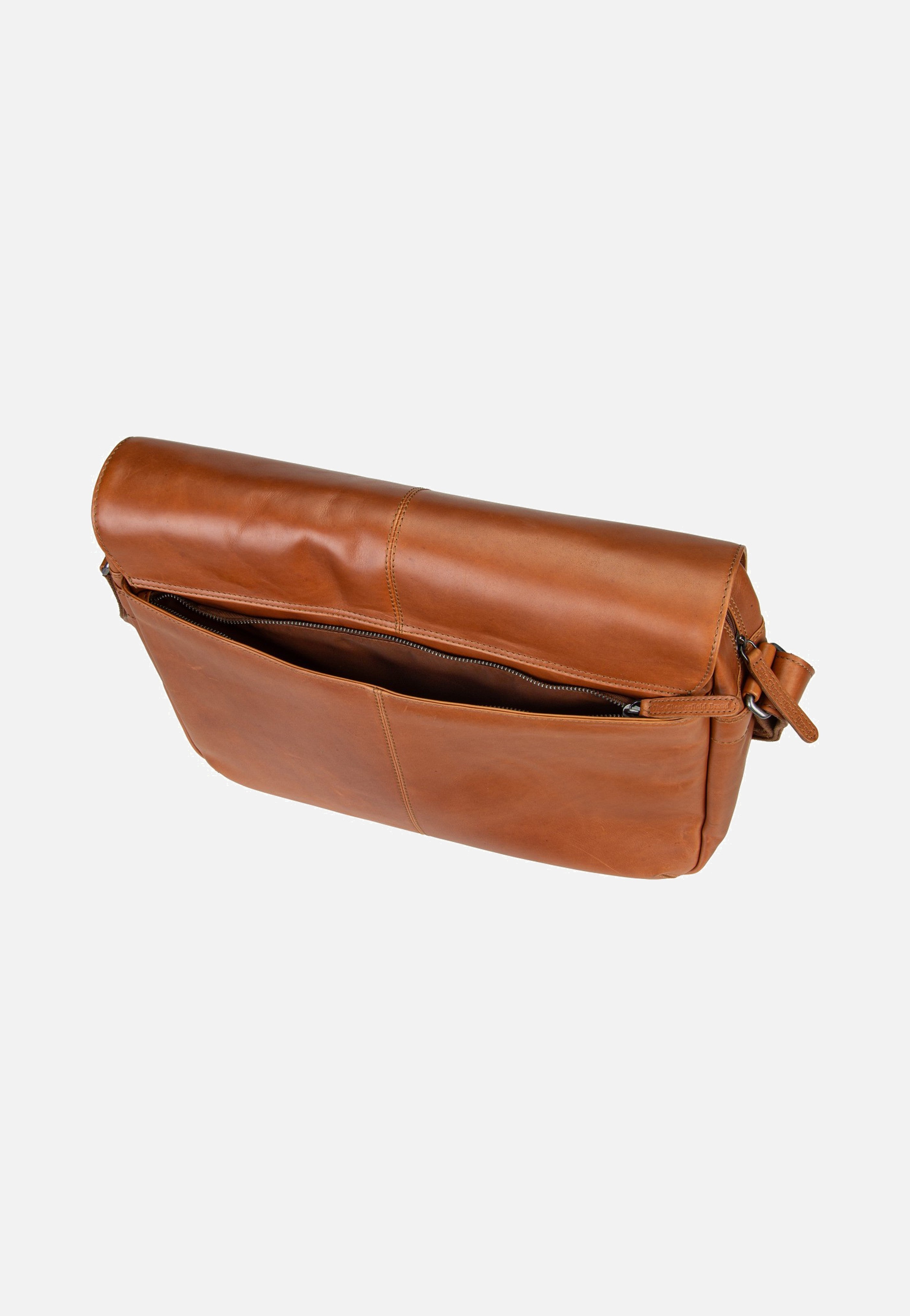 The Chesterfield Brand Richard 0552 Cognac Messenger Bag