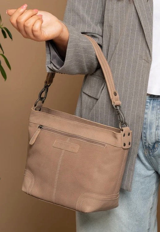 The Chesterfield Brand Zarita 1422 Taupe Shoulder Bag
