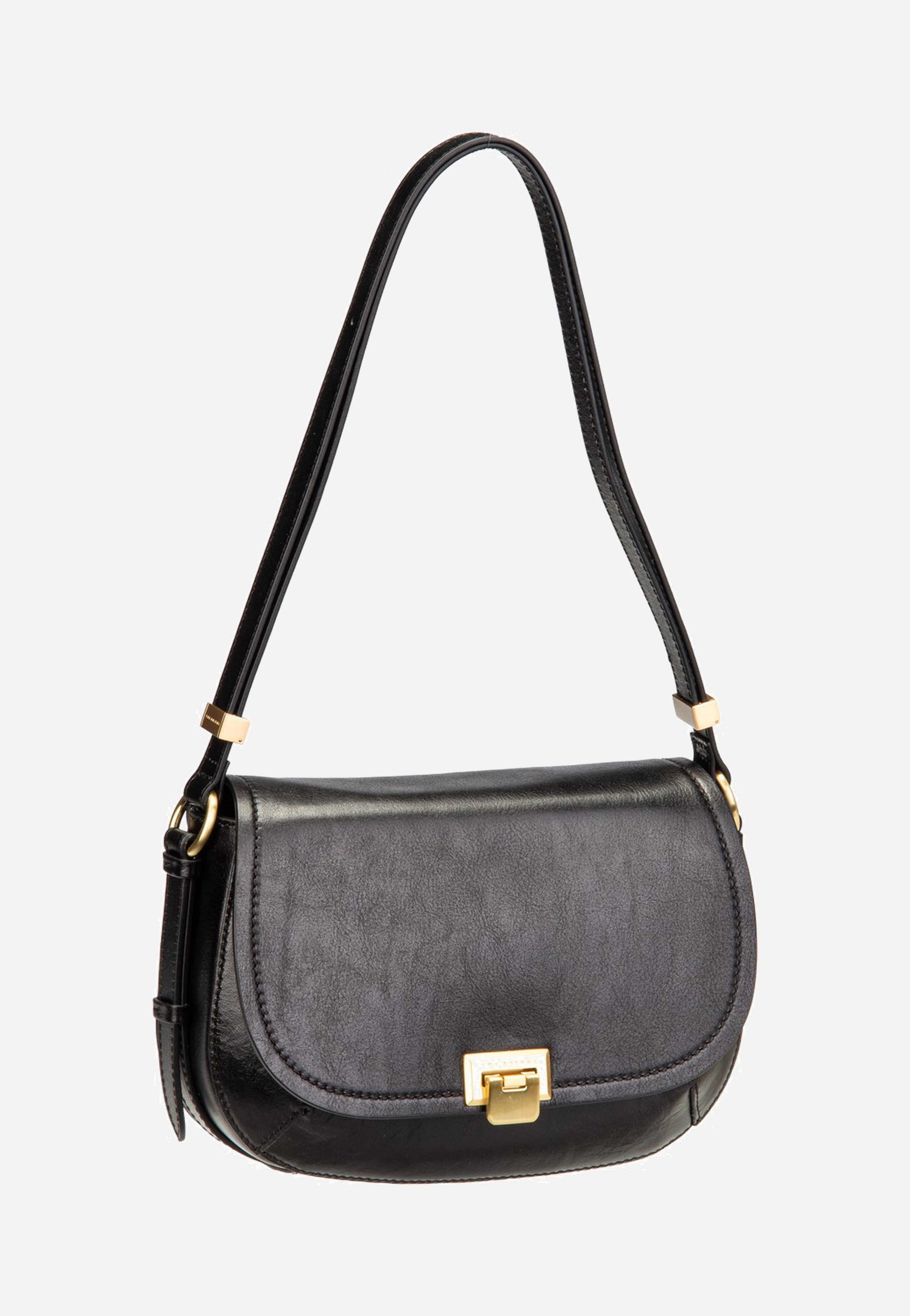 The Bridge Federica Crossbody Nero/Oro Crossbody Bag
