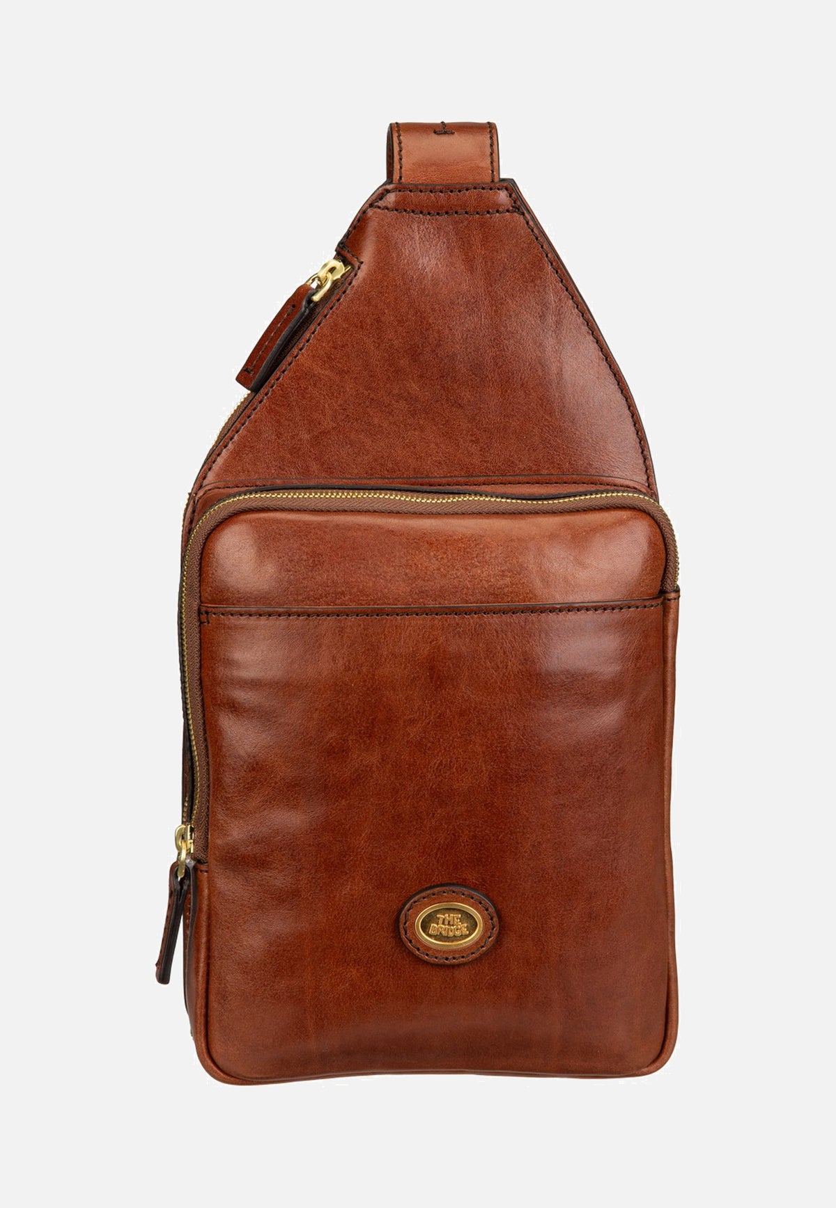 The Bridge Story Uomo Sling Pack Marrone/Oro Sac bandoulière