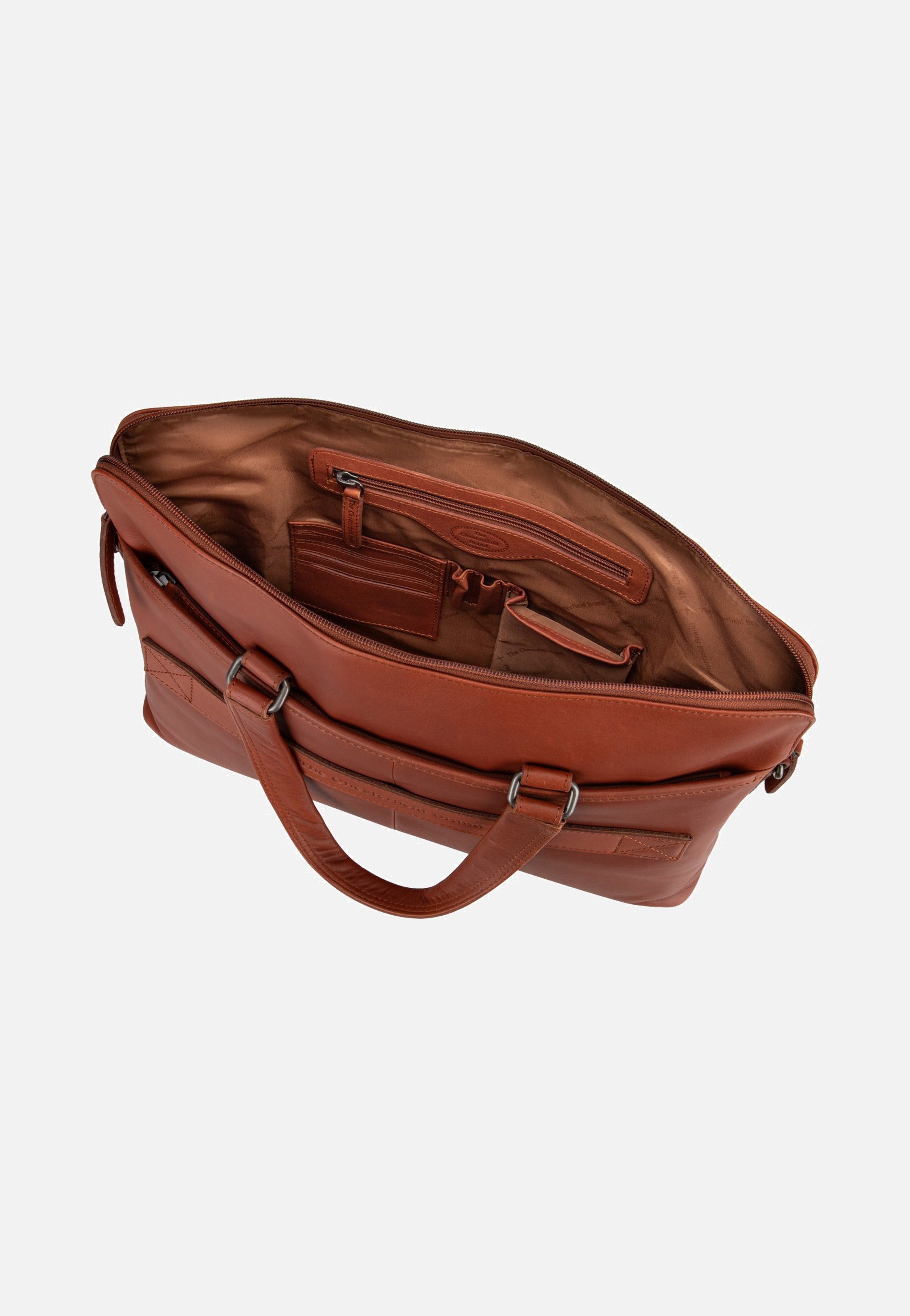 The Chesterfield Brand Elvas 1103 Cognac Briefcase
