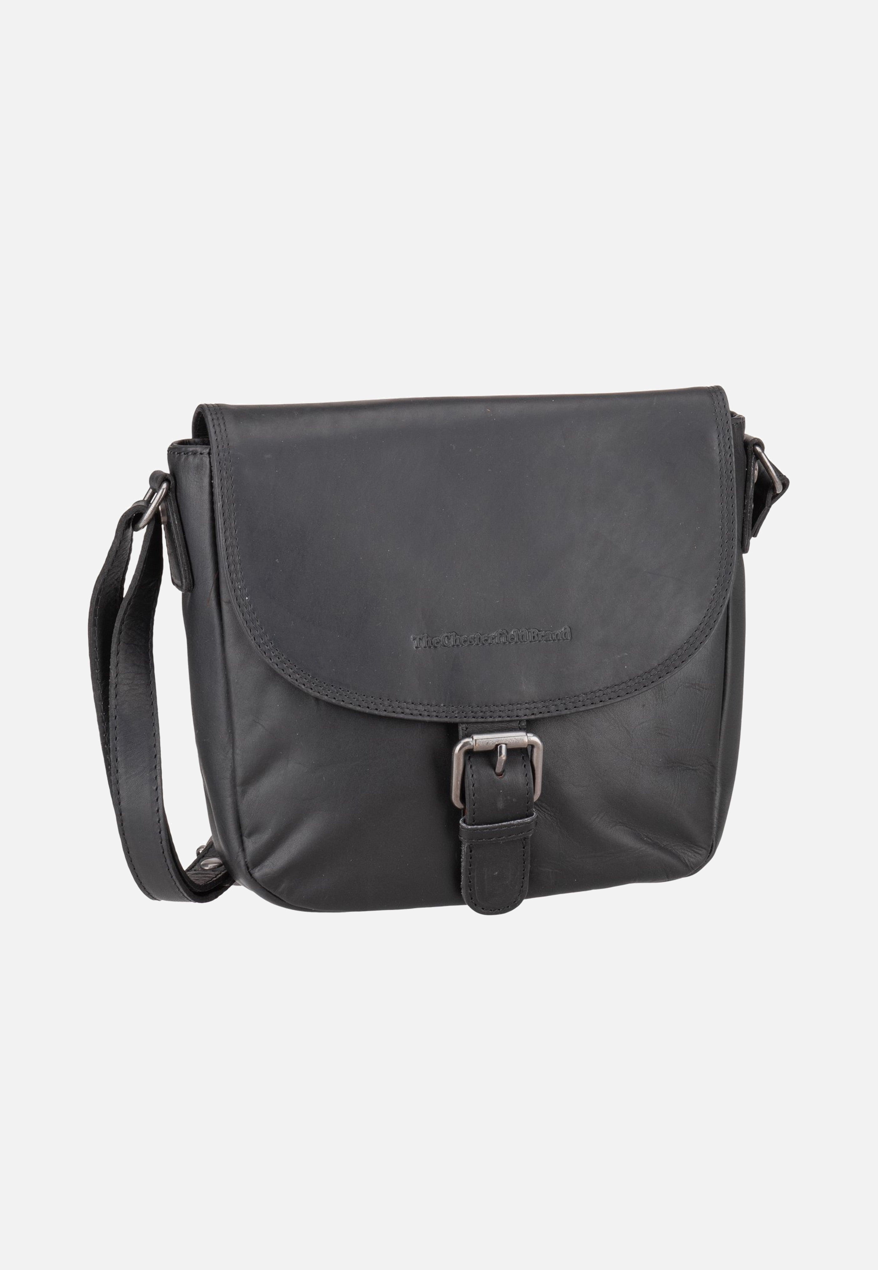 The Chesterfield Brand Lucian 1338 Black Crossbody Bag