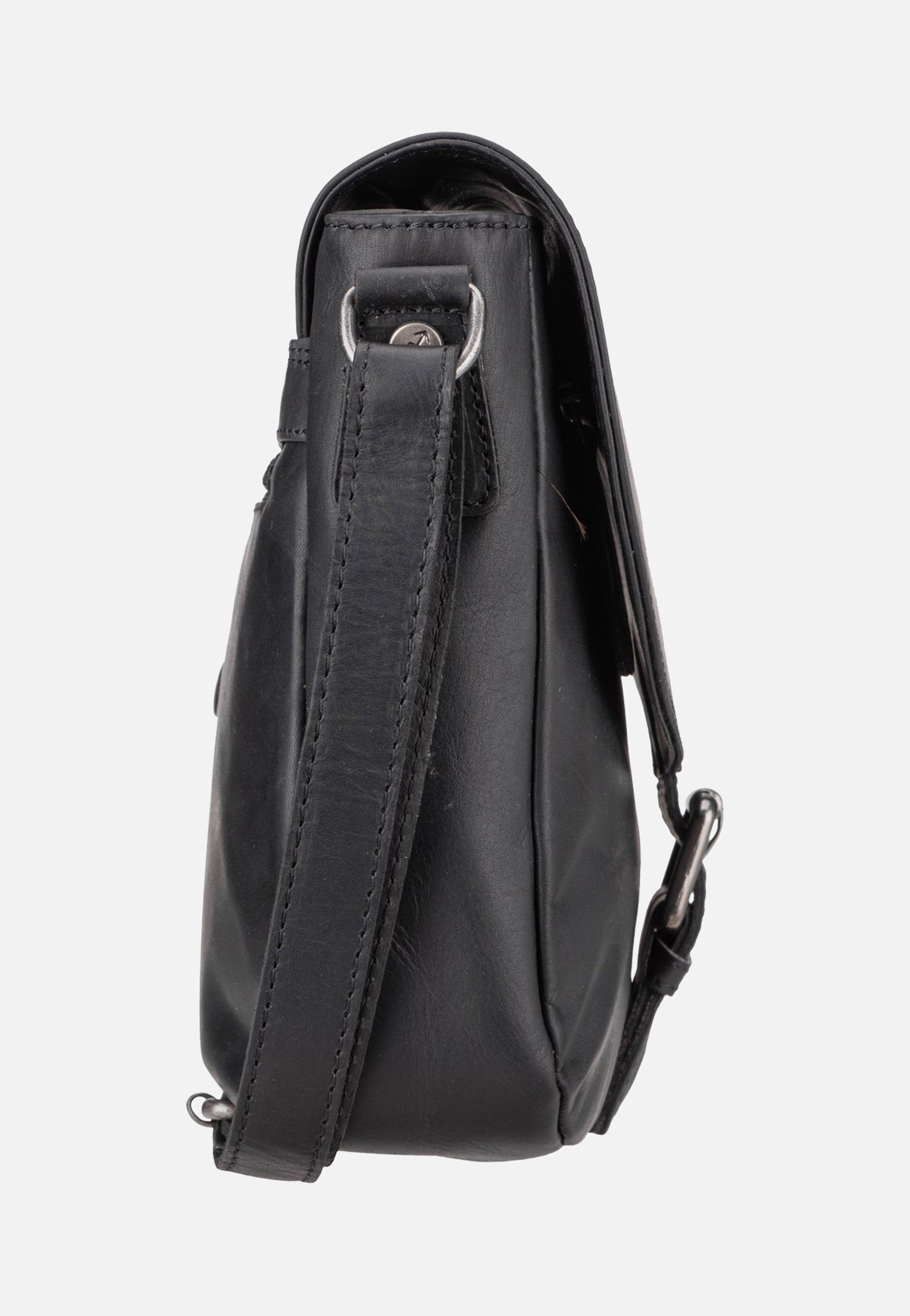 The Chesterfield Brand Lucian 1338 Black Crossbody Bag