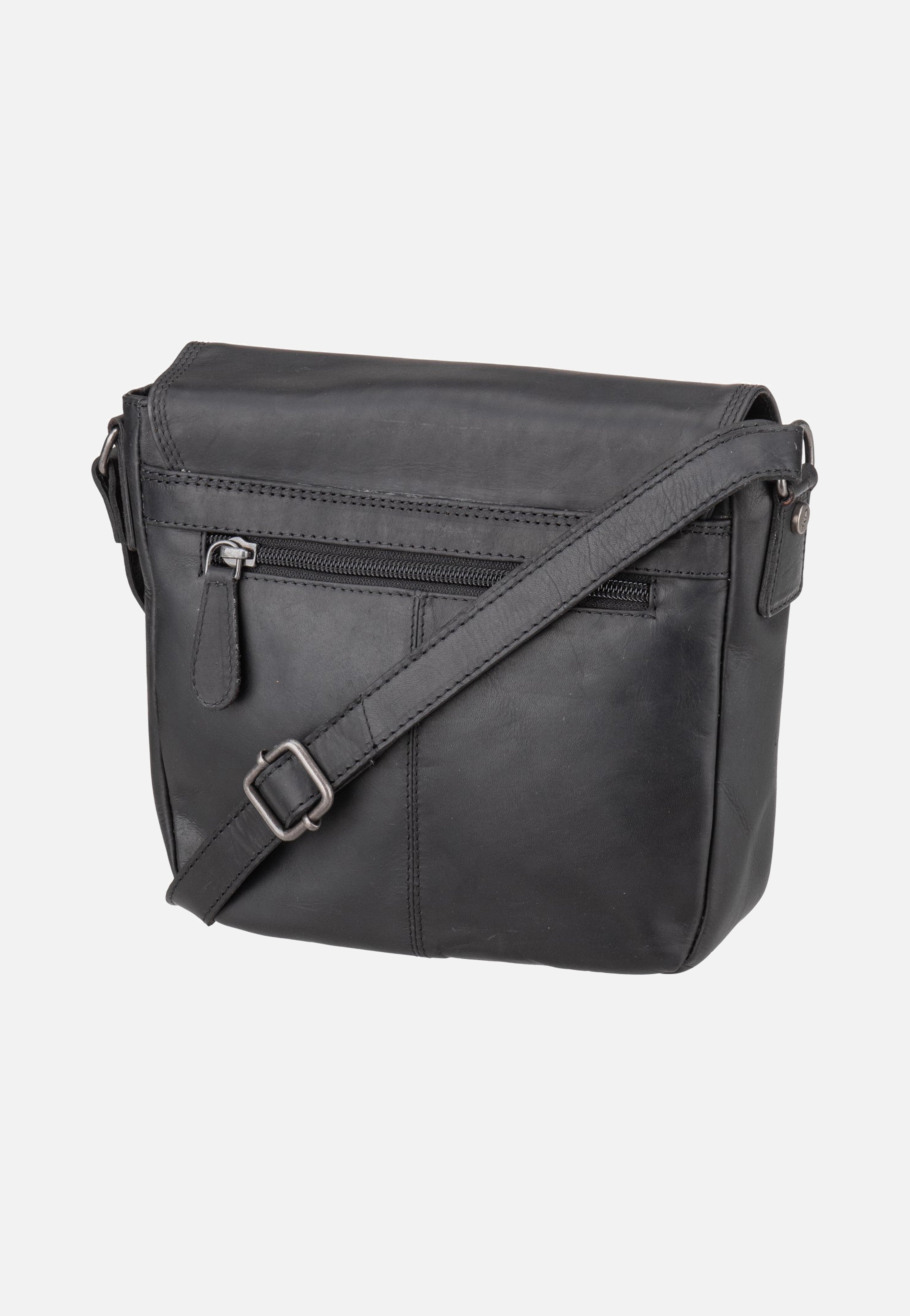 The Chesterfield Brand Lucian 1338 Black Crossbody Bag