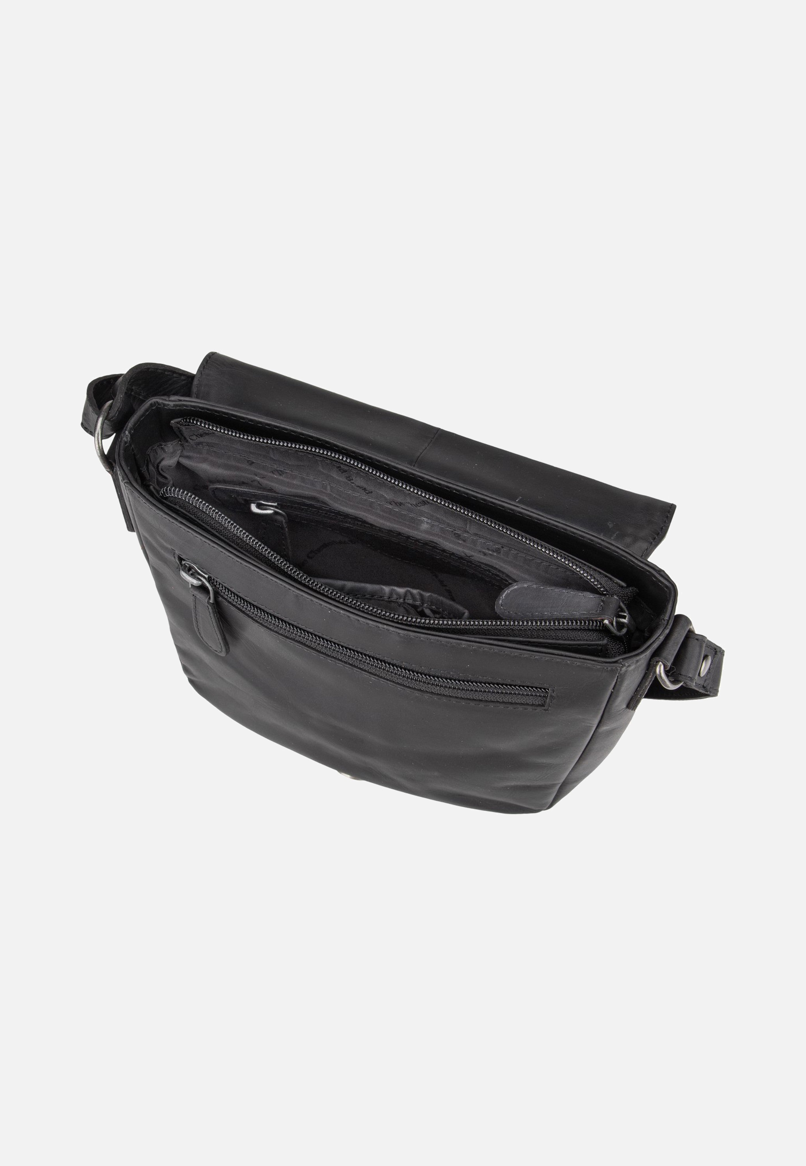 The Chesterfield Brand Lucian 1338 Black Crossbody Bag