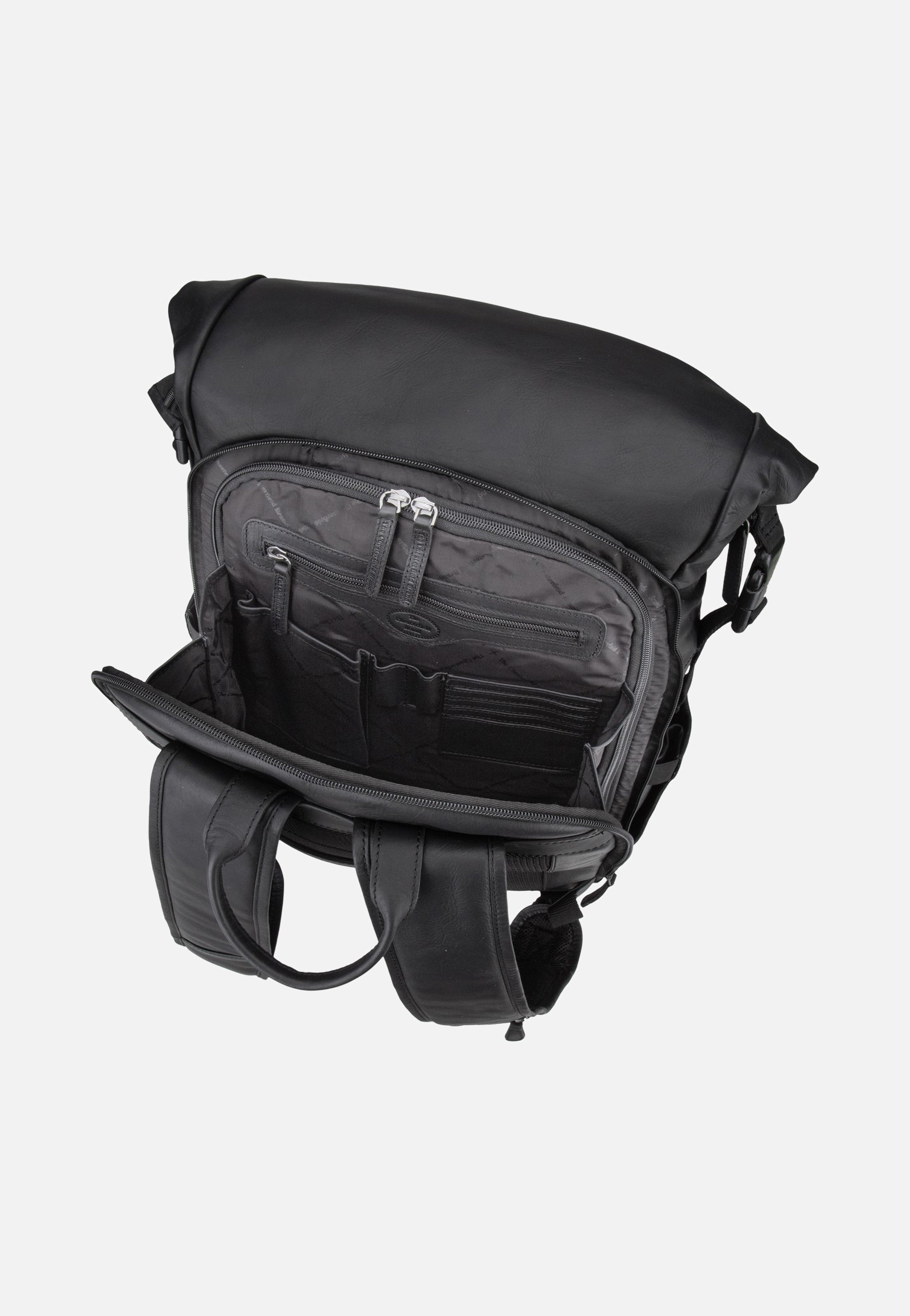 The Chesterfield Brand - Remo 0713 Black - Rolltop Backpack | Neutral-Image