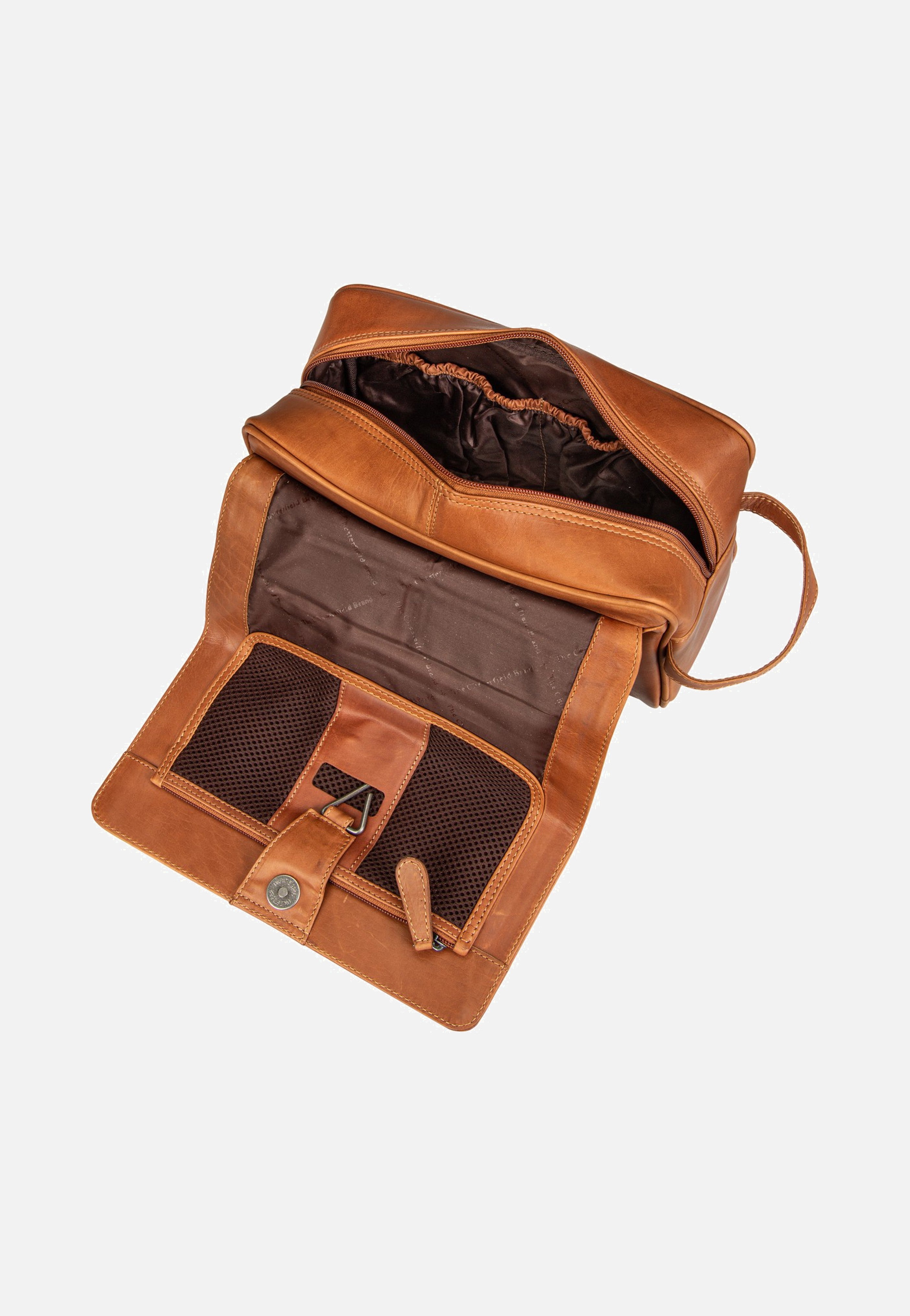 The Chesterfield Brand Rosario 0500 Cognac Toiletry Bag
