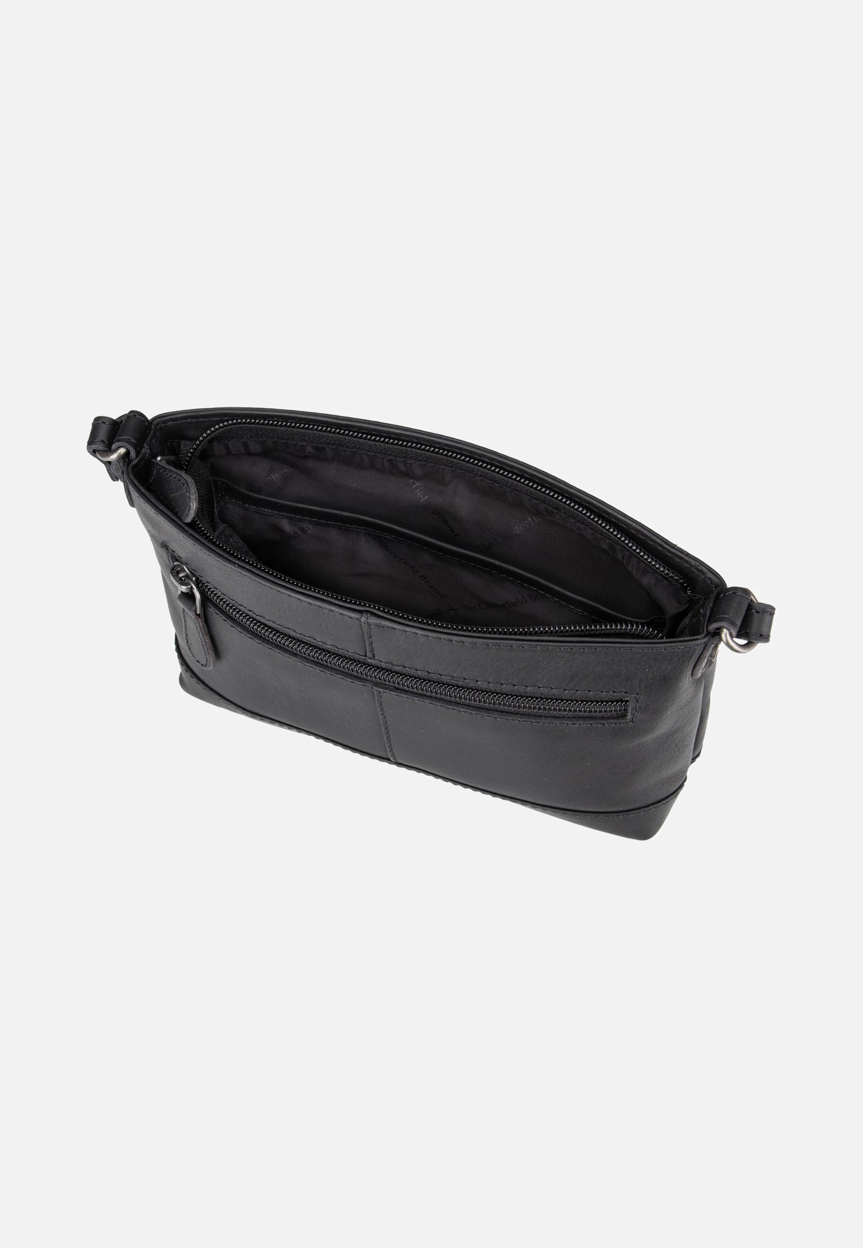 The Chesterfield Brand Salerno 1210 Black Crossbody Bag