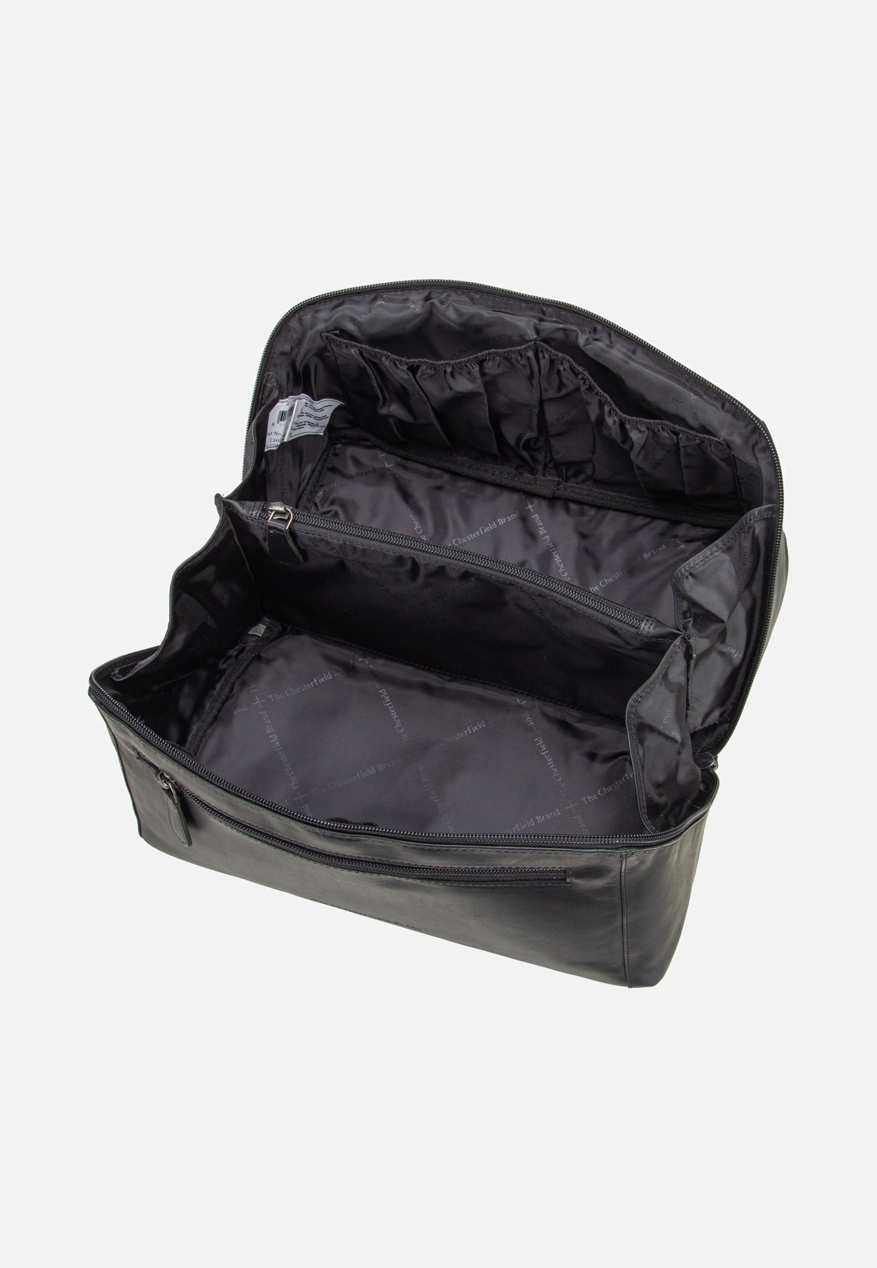 The Chesterfield Brand Trevia 0542 Black Toiletry Bag