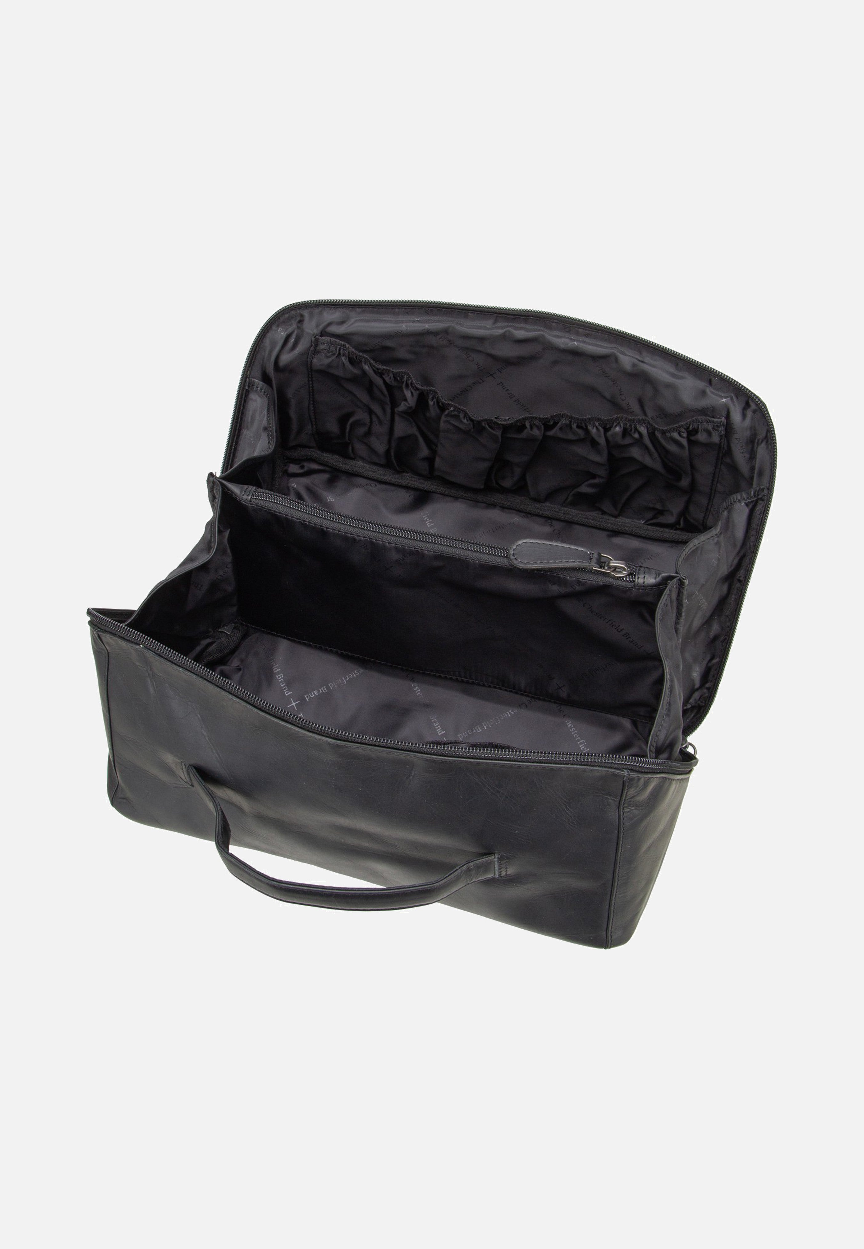 The Chesterfield Brand Trevia 0542 Black Toiletry Bag
