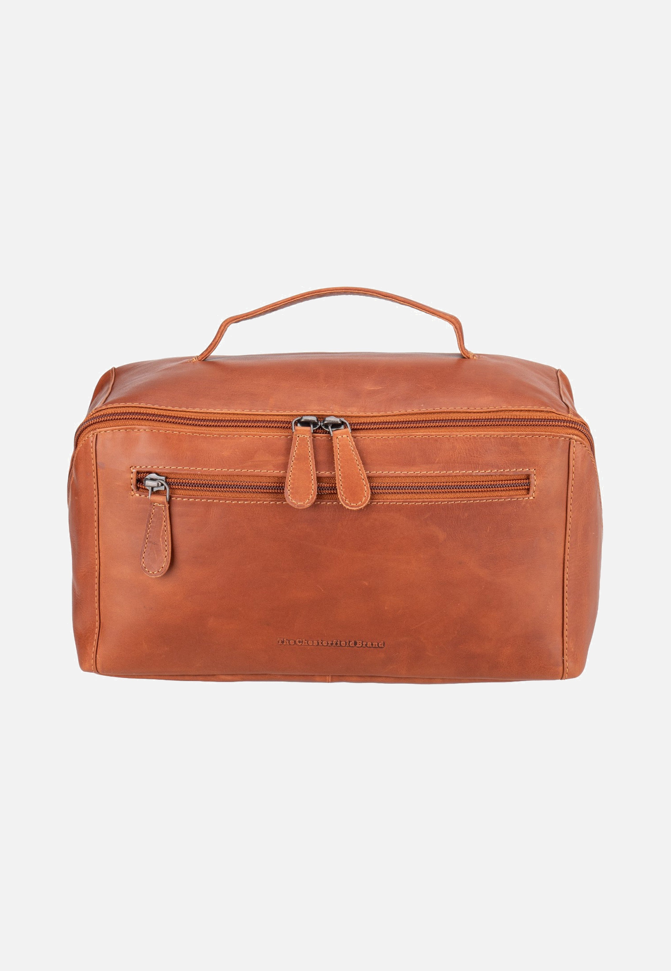 The Chesterfield Brand Trevia 0542 Cognac Toiletry Bag