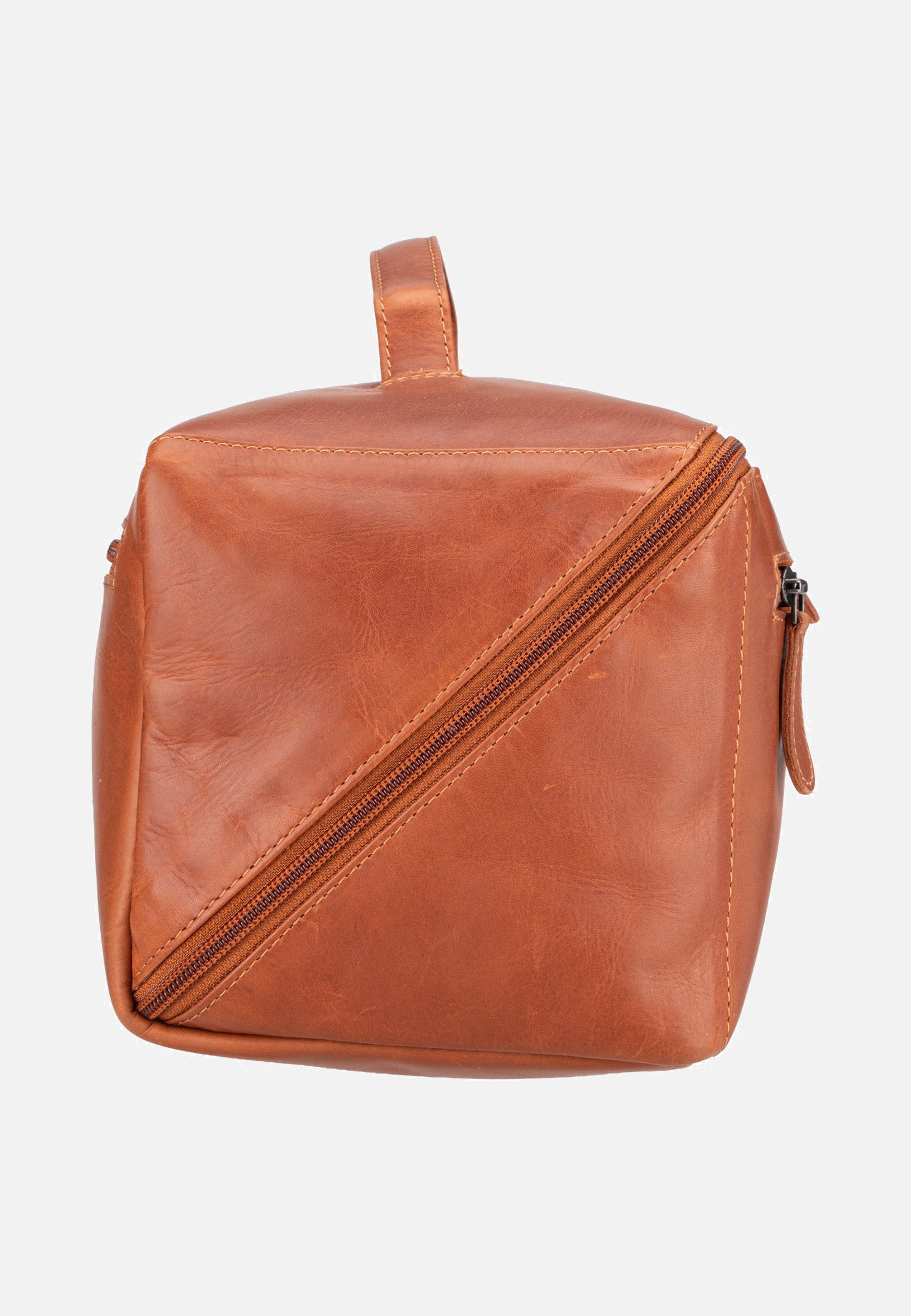 The Chesterfield Brand Trevia 0542 Cognac Toiletry Bag