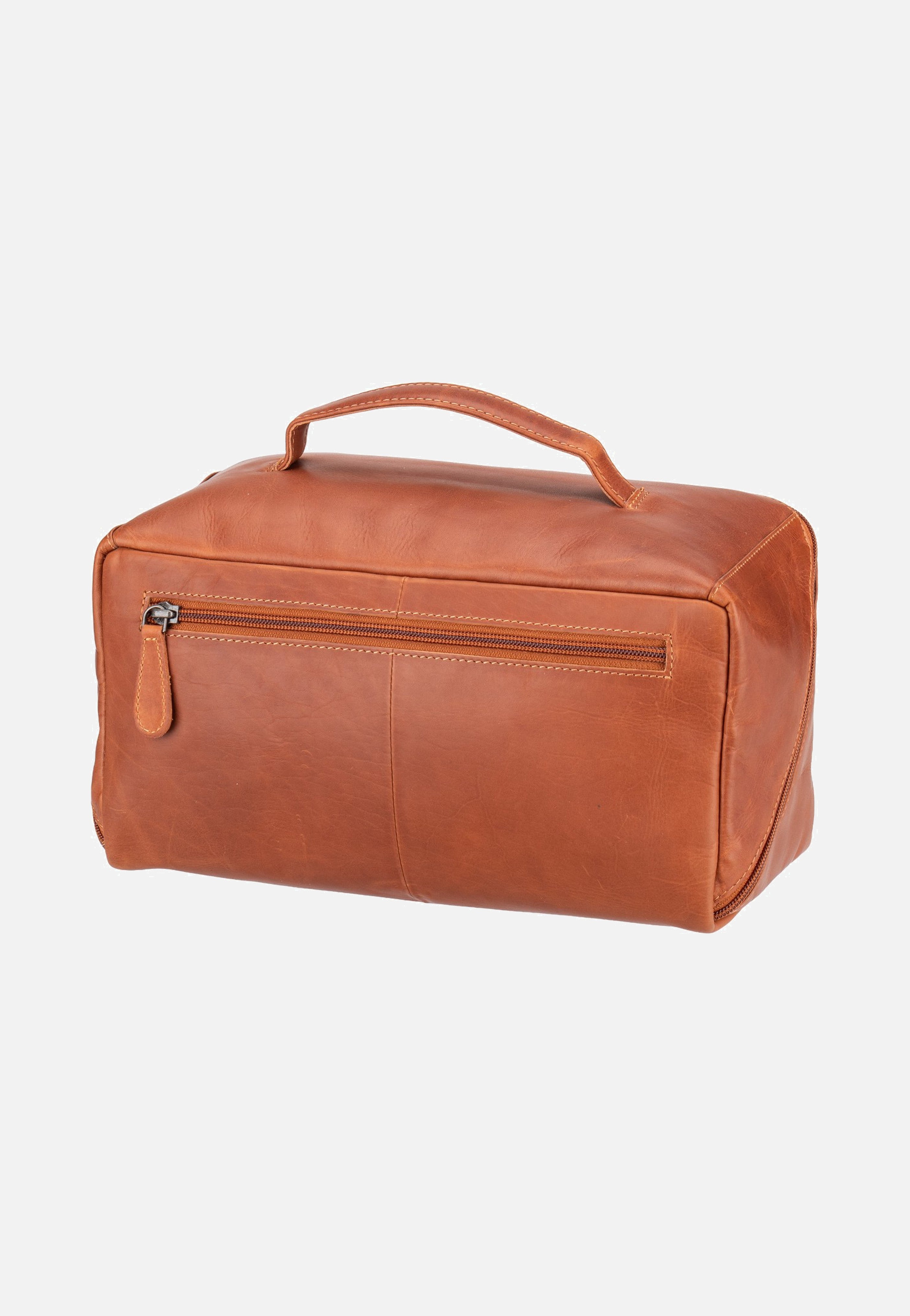 The Chesterfield Brand Trevia 0542 Cognac Toiletry Bag