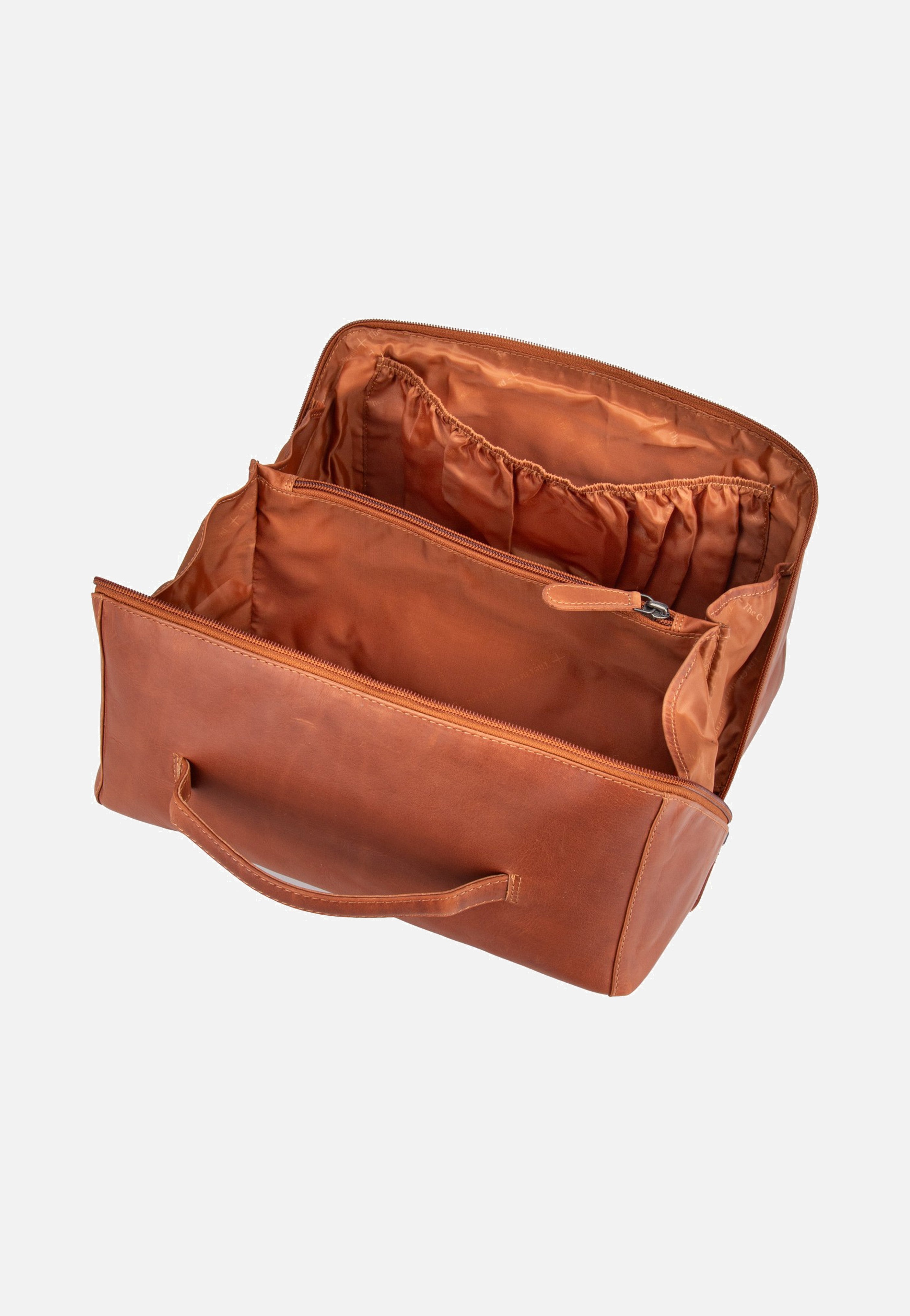 The Chesterfield Brand Trevia 0542 Cognac Toiletry Bag