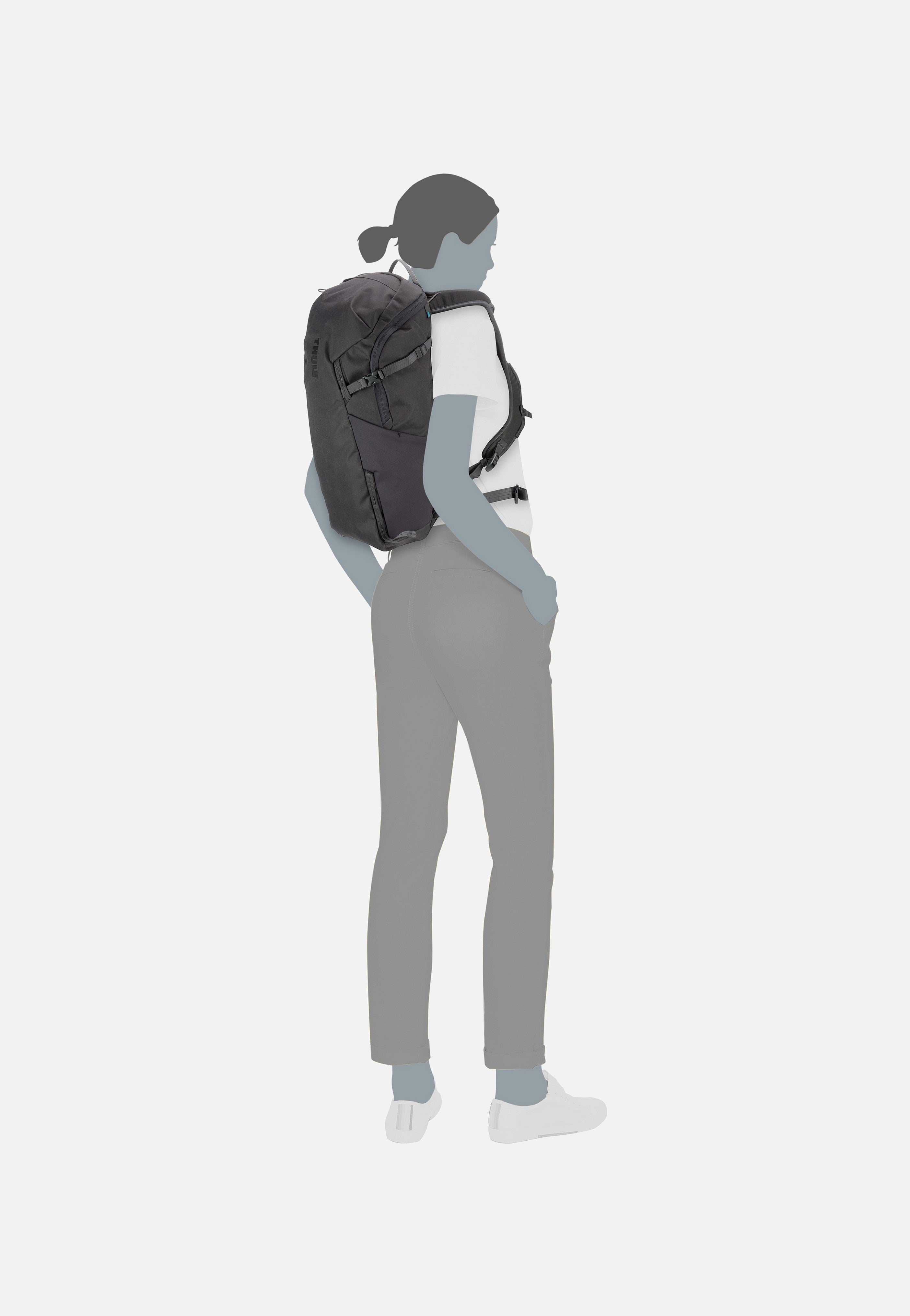 Thule - AllTrail X 15L Obsidian - Hiking Backpack | Neutral-Image