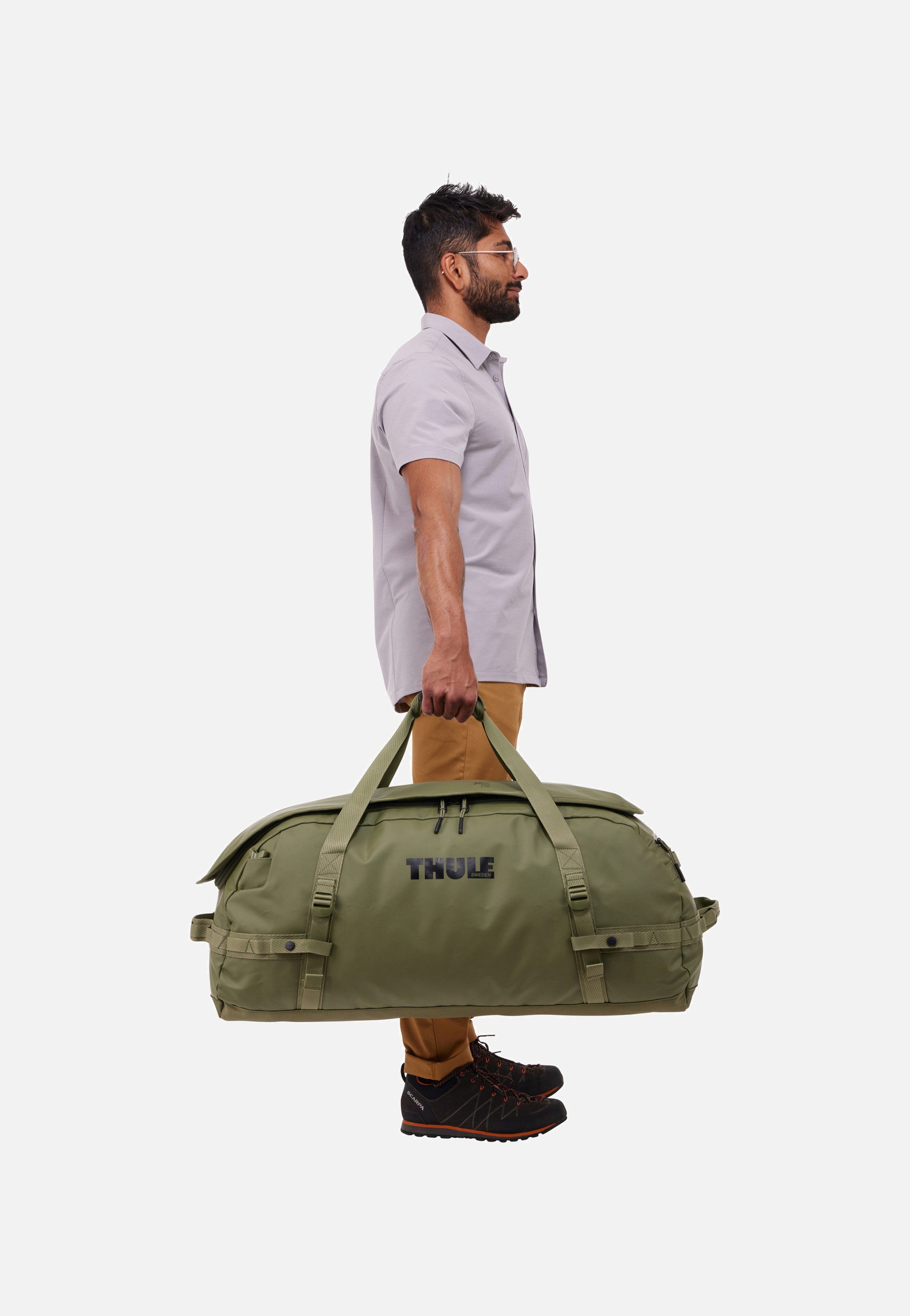 Thule Chasm 90L Olivine Dufflebag