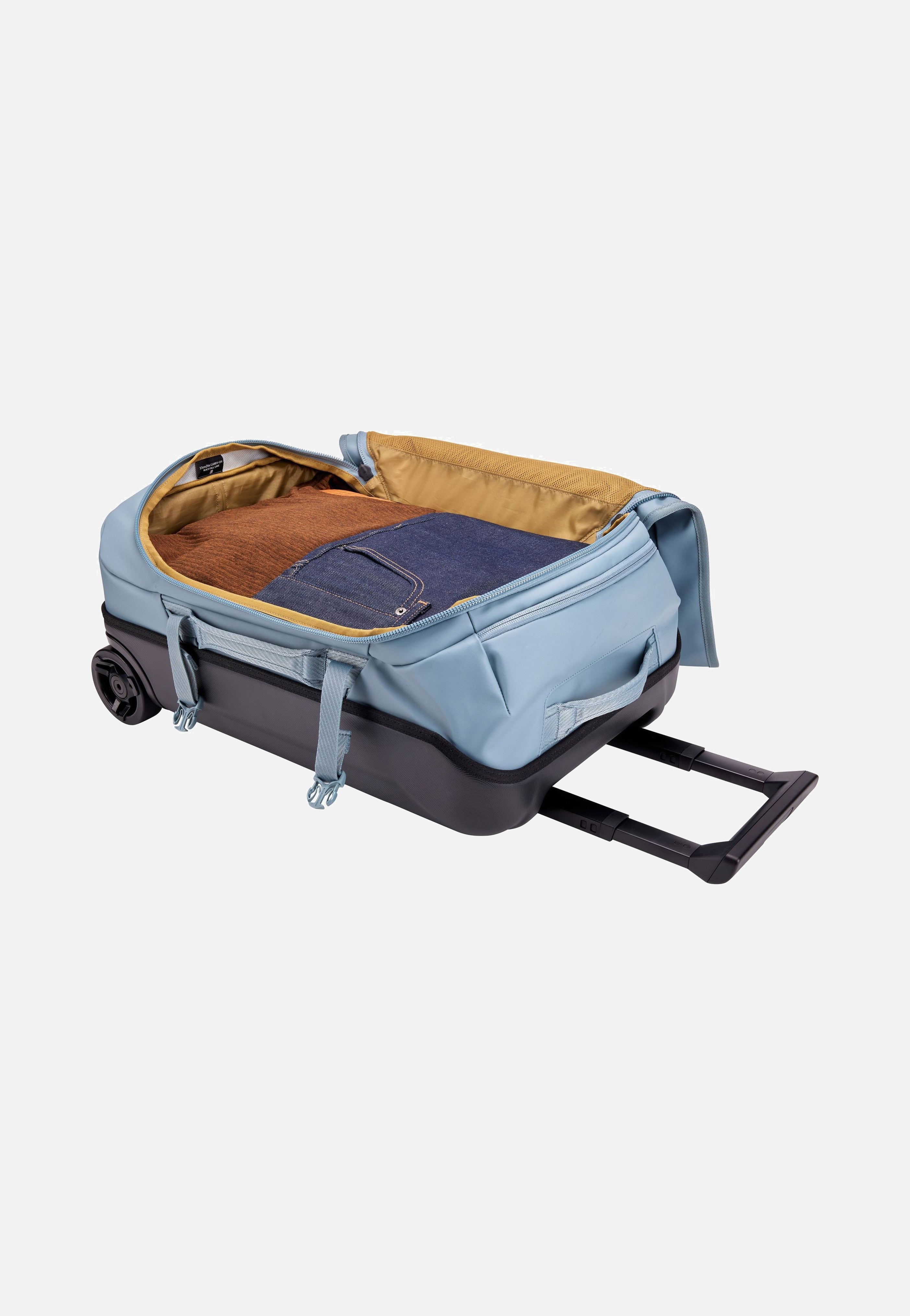 Thule Chasm Wheeled Carry-On Duffel Pond Gray Suitcase