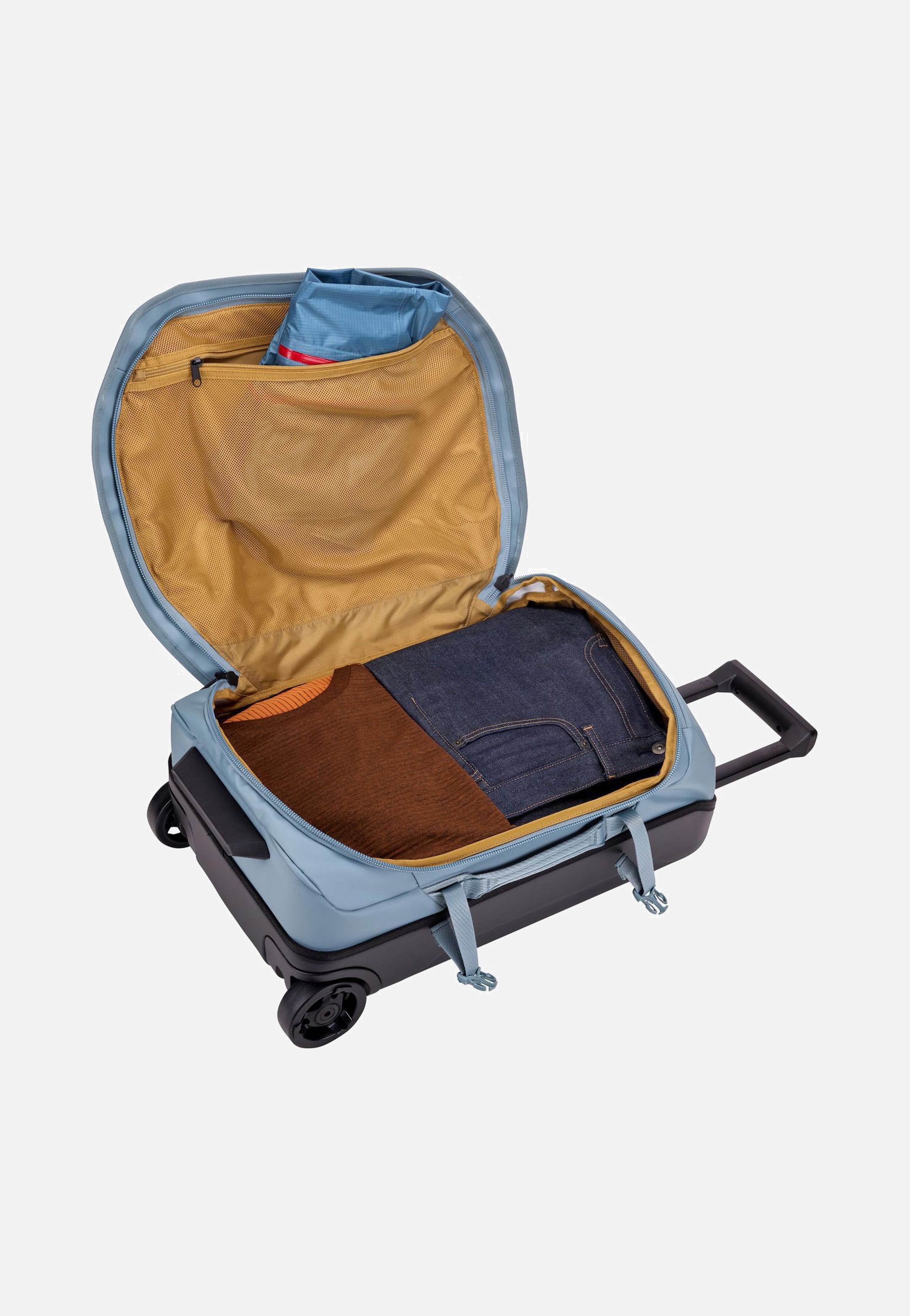 Thule Chasm Wheeled Carry-On Duffel Pond Gray Suitcase