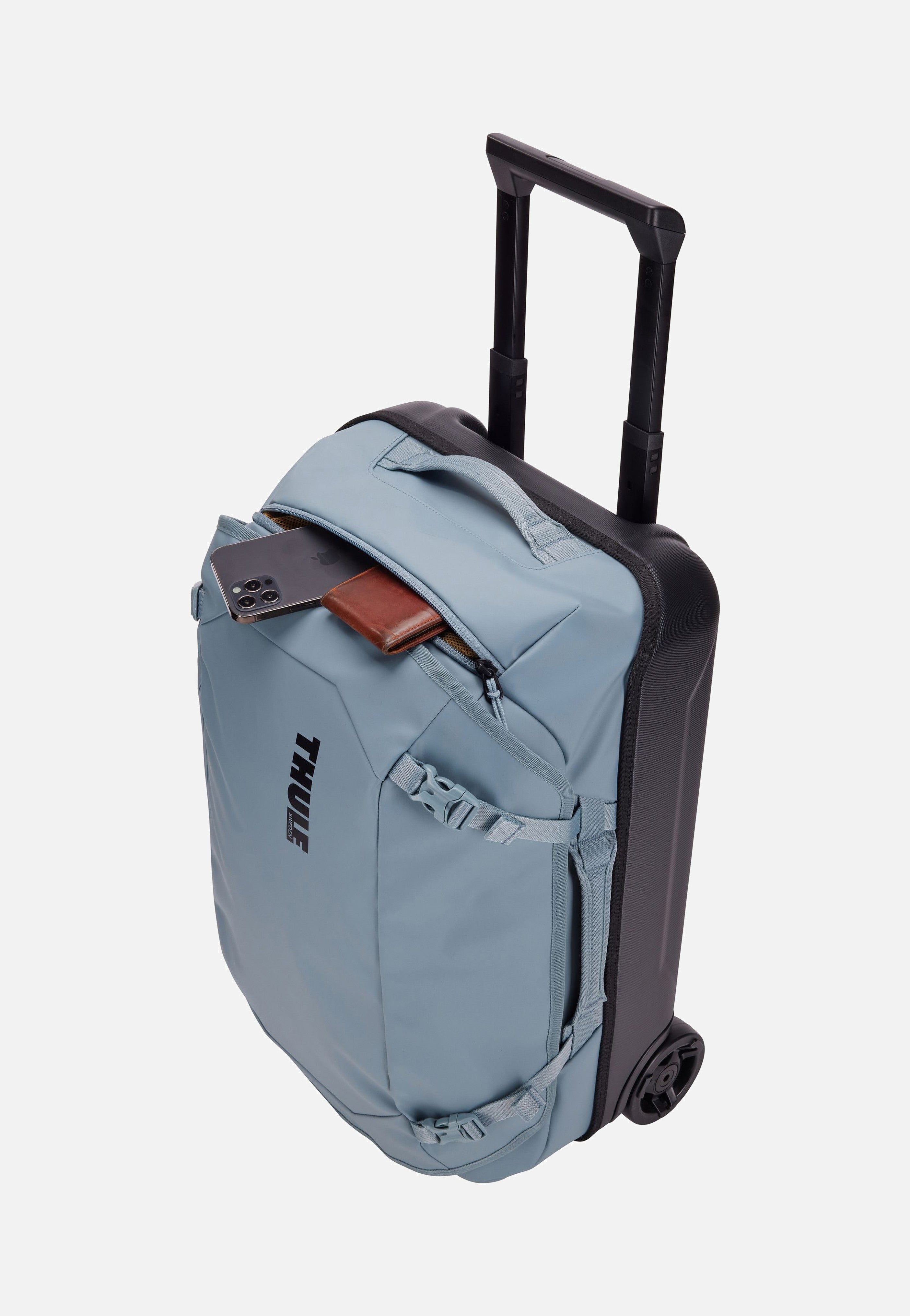 Thule Chasm Wheeled Carry-On Duffel Pond Gray Suitcase