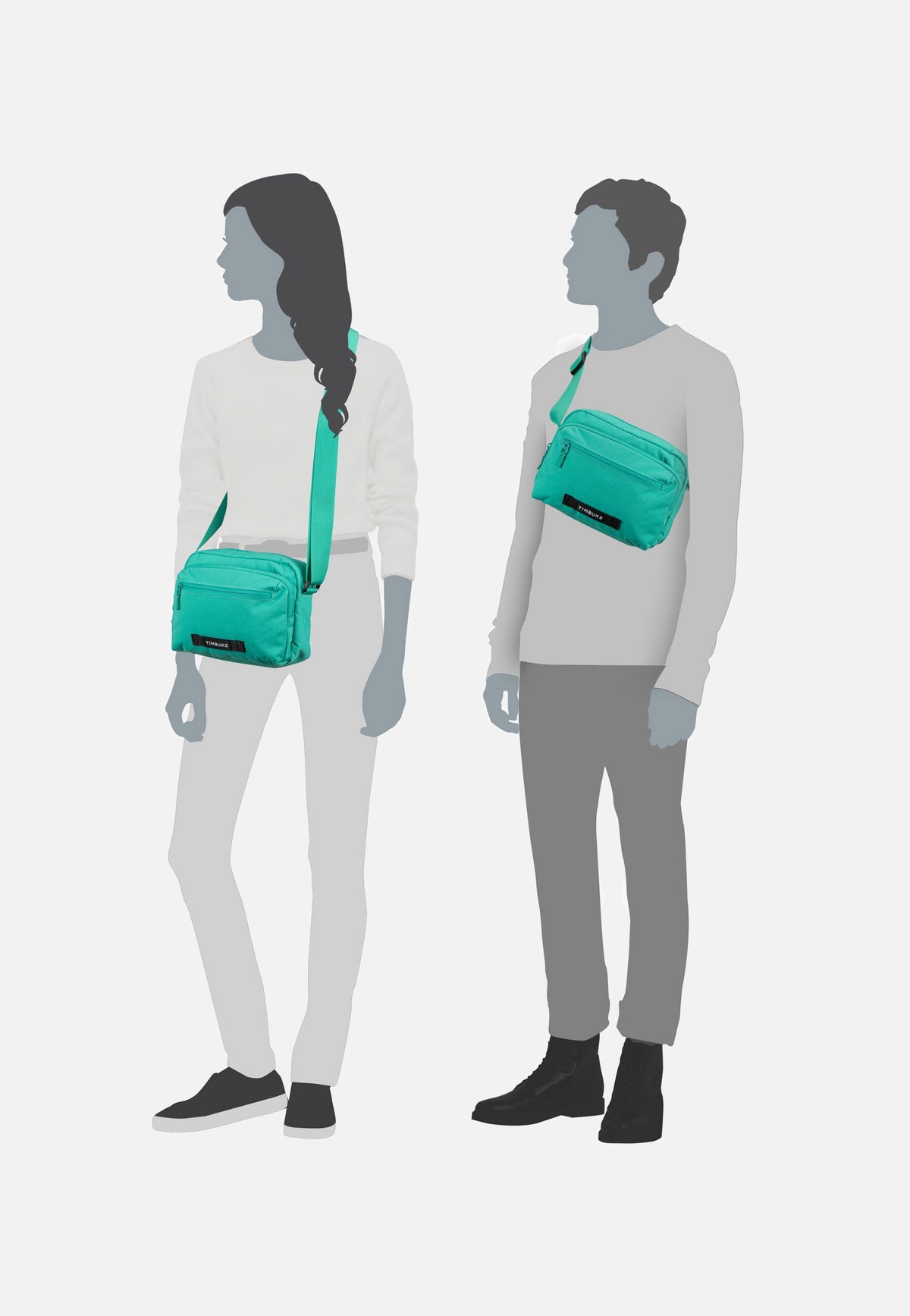 Timbuk2 Flight 1075 CB Jade Schoudertas