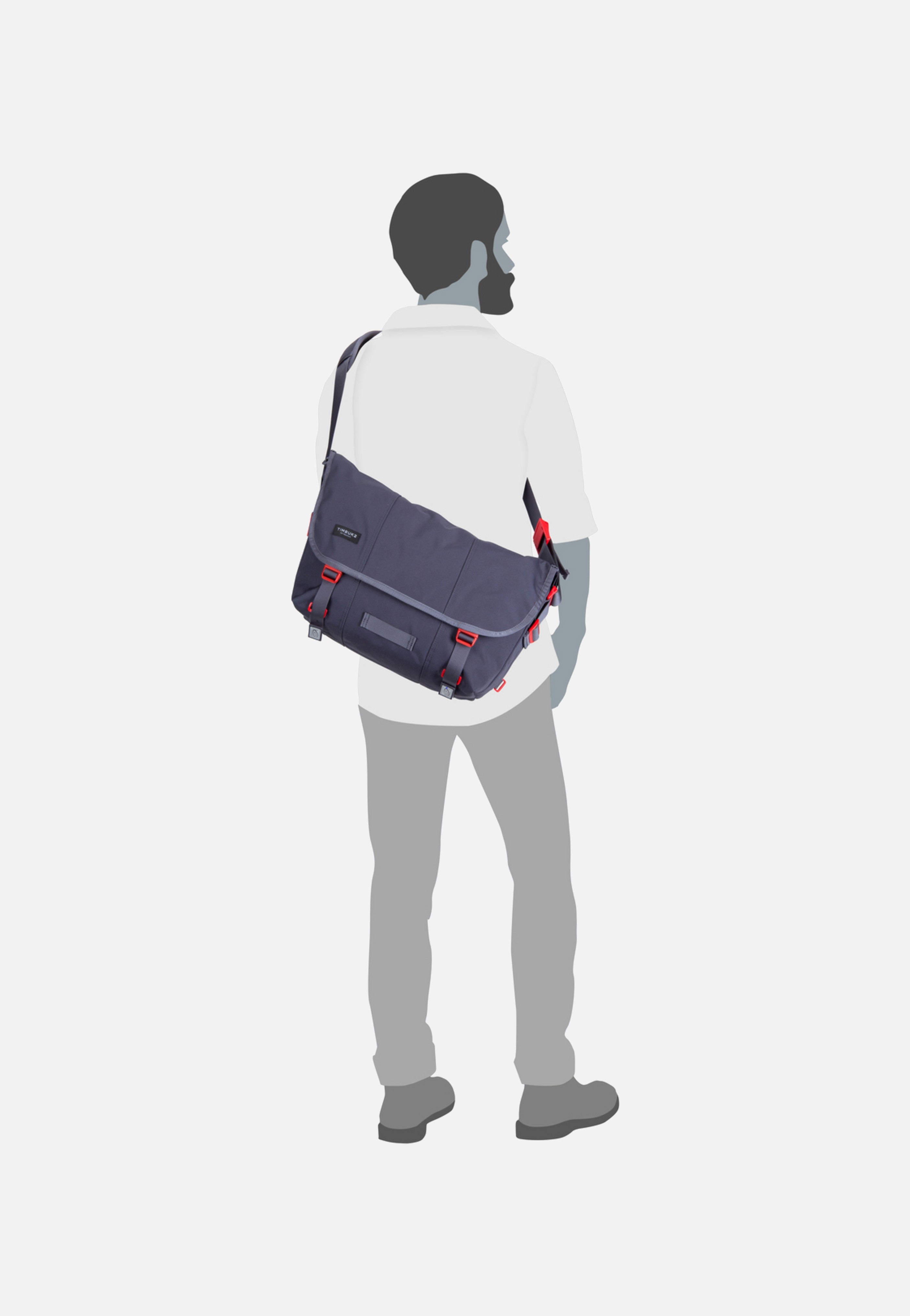 Timbuk2 - Flight Classic M Granite/Flame - Messenger Bag | Neutral-Image