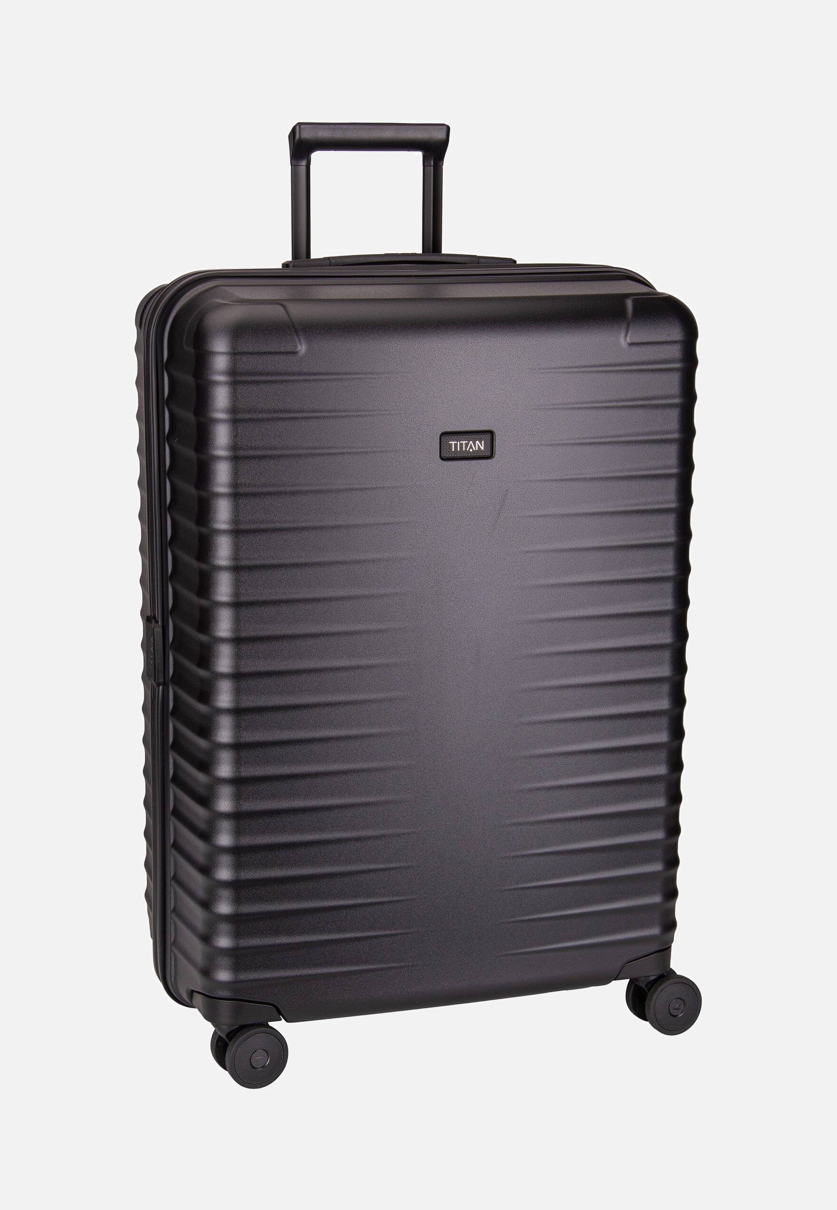 Titan UPGRADE 4w Trolley L Nightshade Black Suitcase