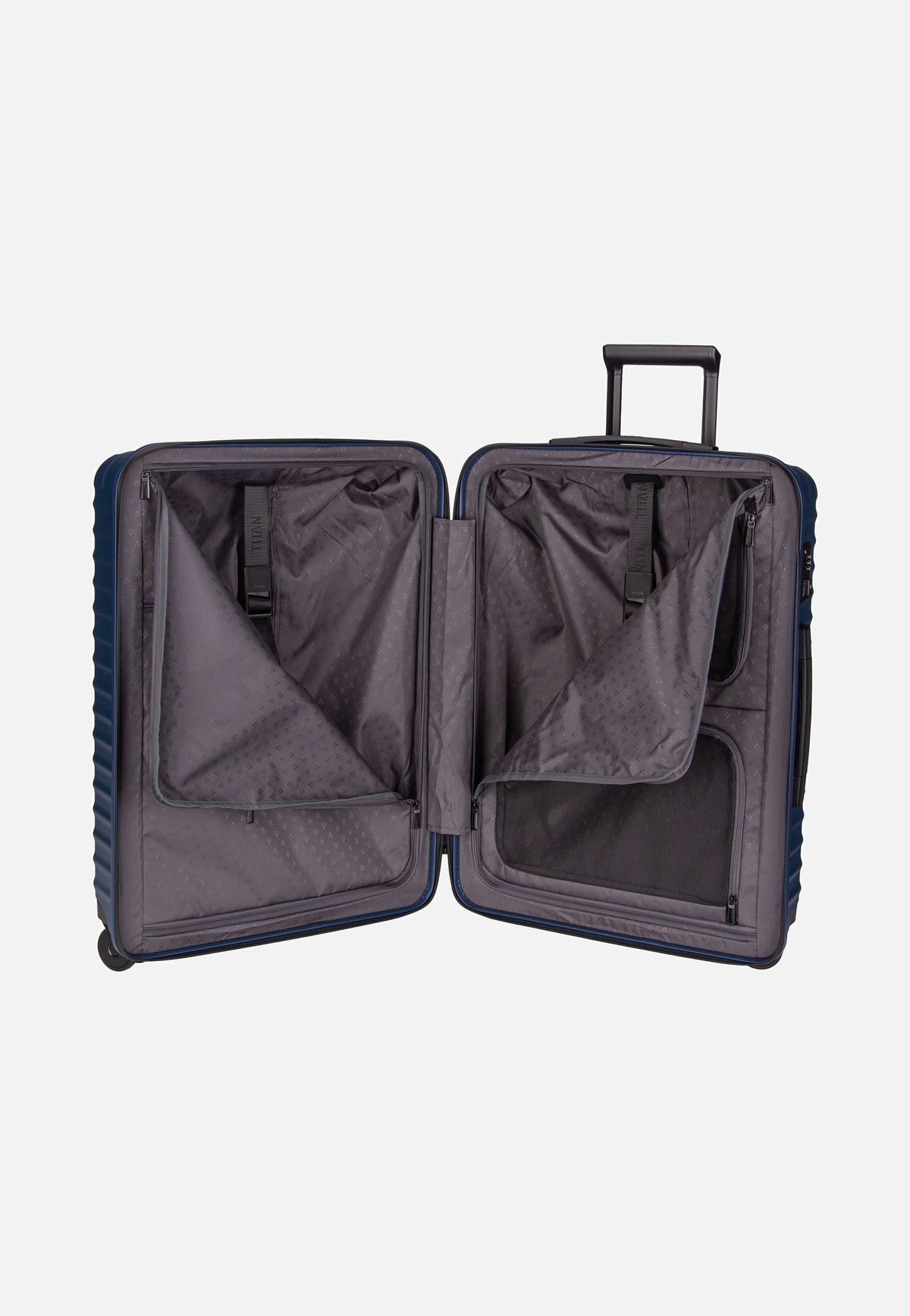 Titan UPGRADE 4w Trolley M+ Midnight Blue Valise
