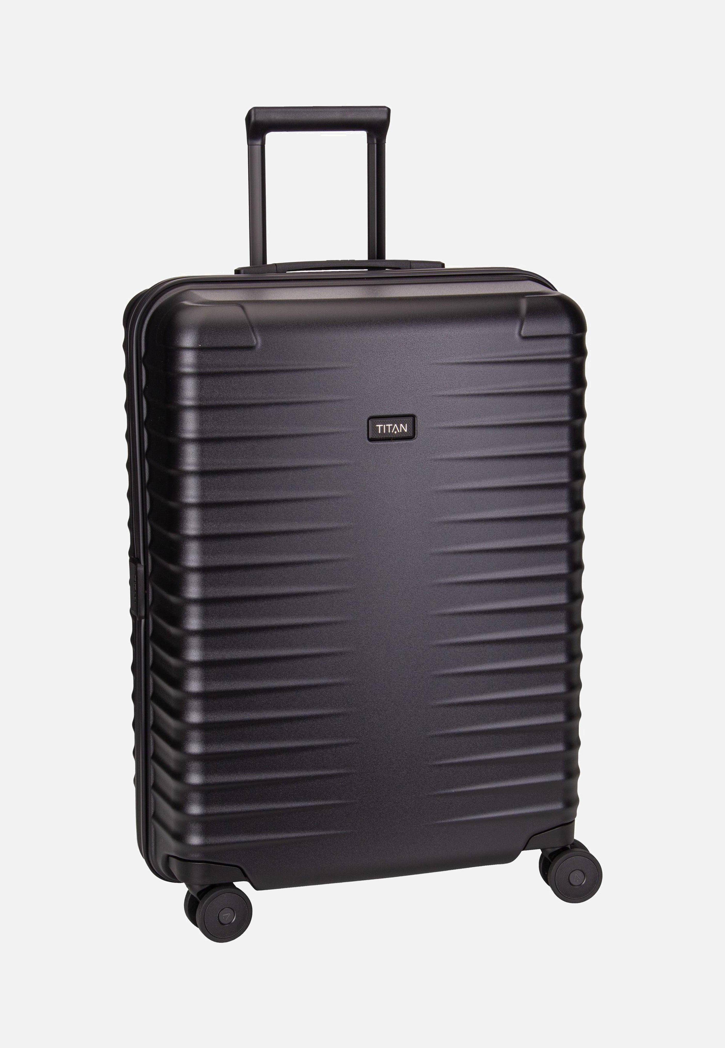 Titan UPGRADE 4w Trolley M+ Nightshade Black Suitcase