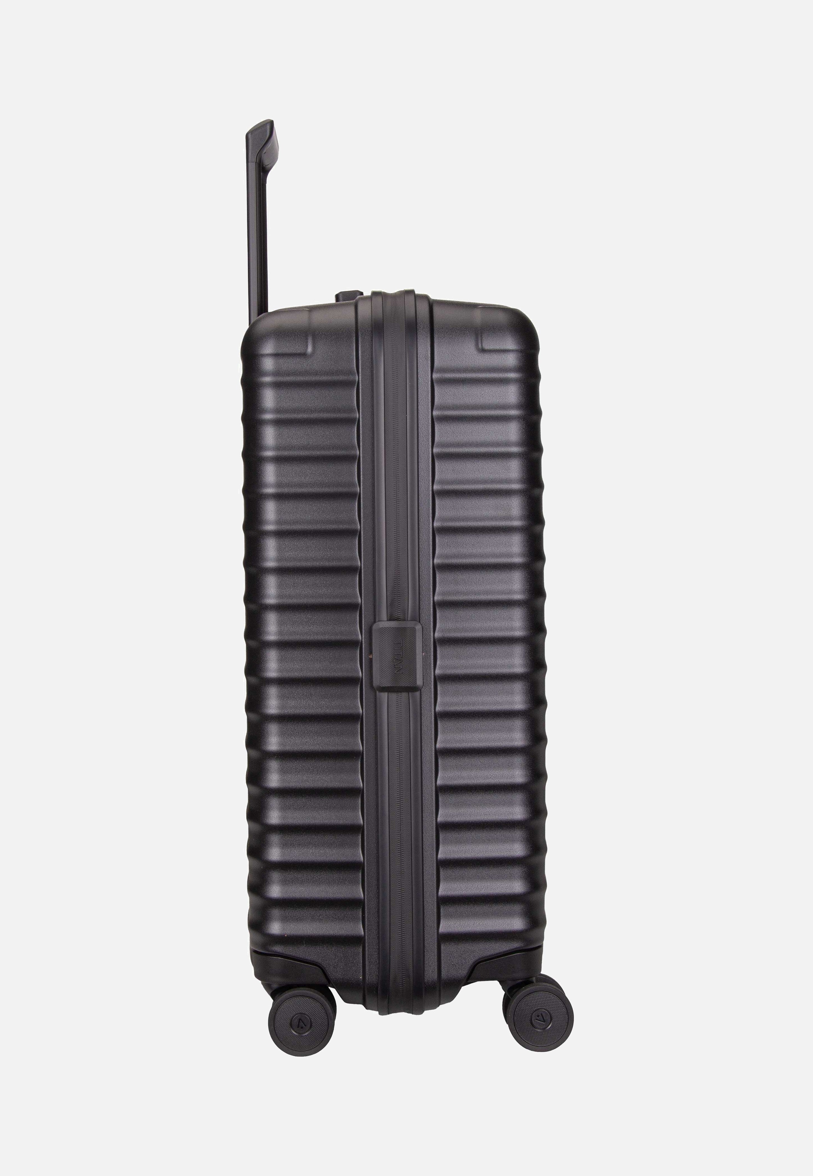 Titan UPGRADE 4w Trolley M+ Nightshade Black Suitcase