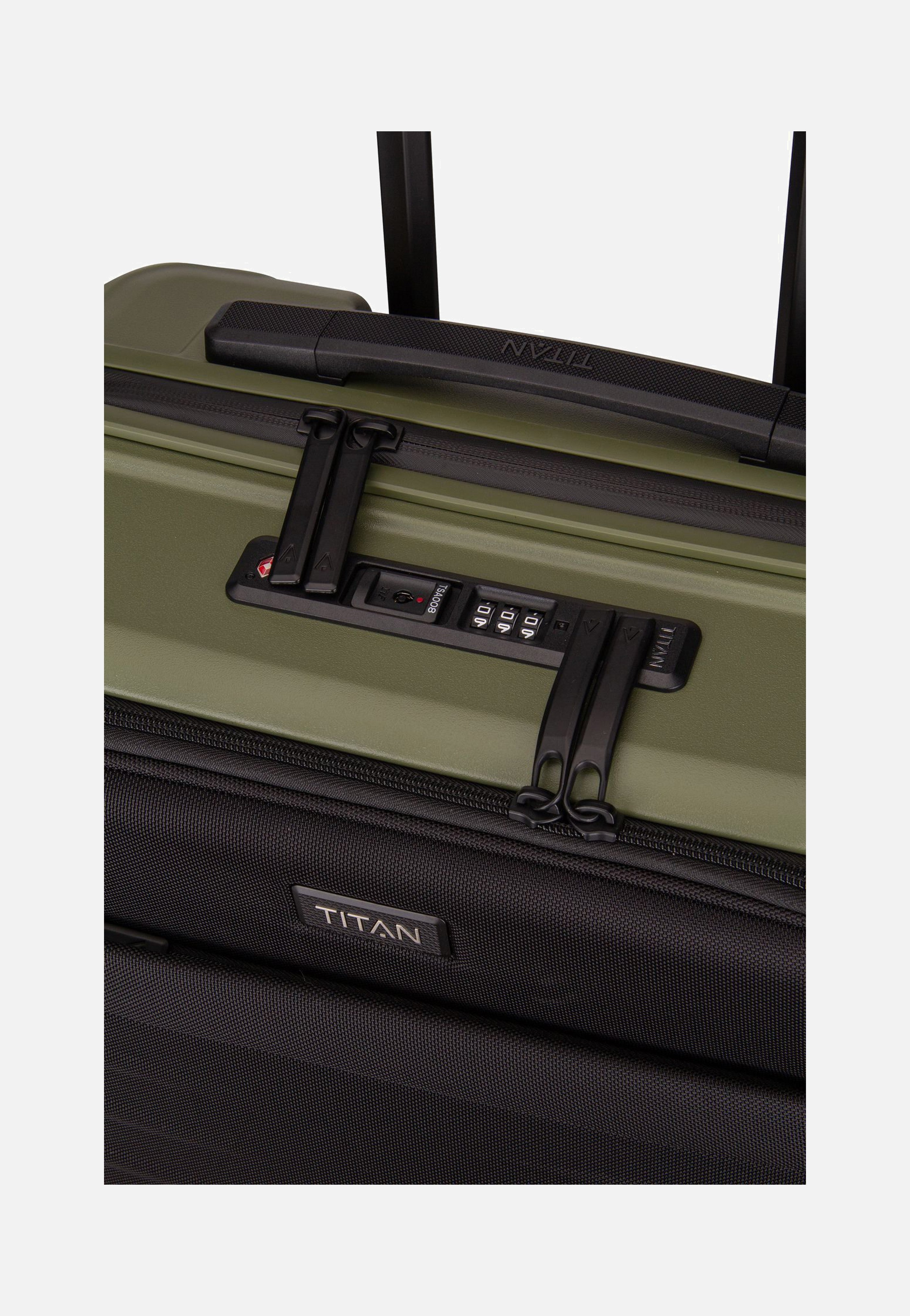 Titan - UPGRADE 4w Trolley S VT Forest Green - Suitcase | Neutral-Image