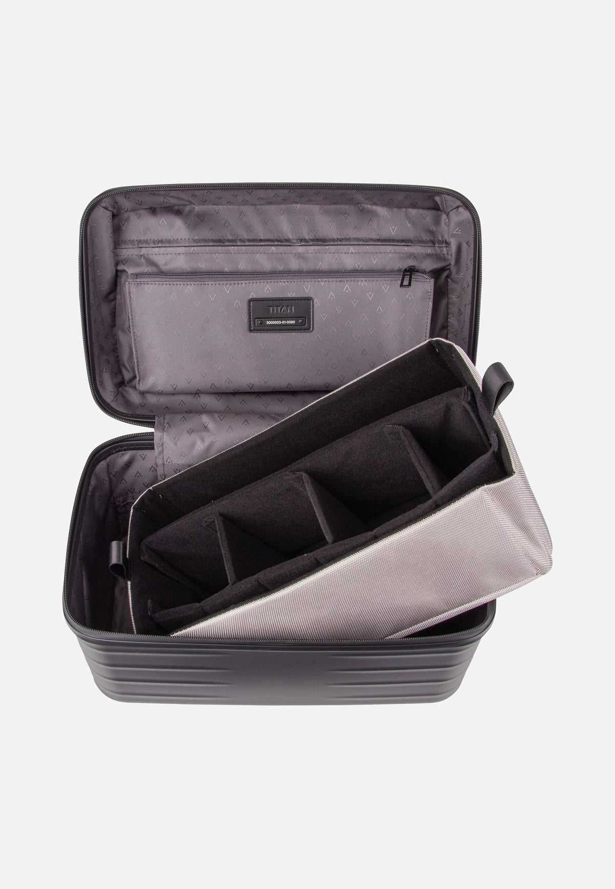 Titan UPGRADE Beautycase Nightshade Black Custodia per cosmetici