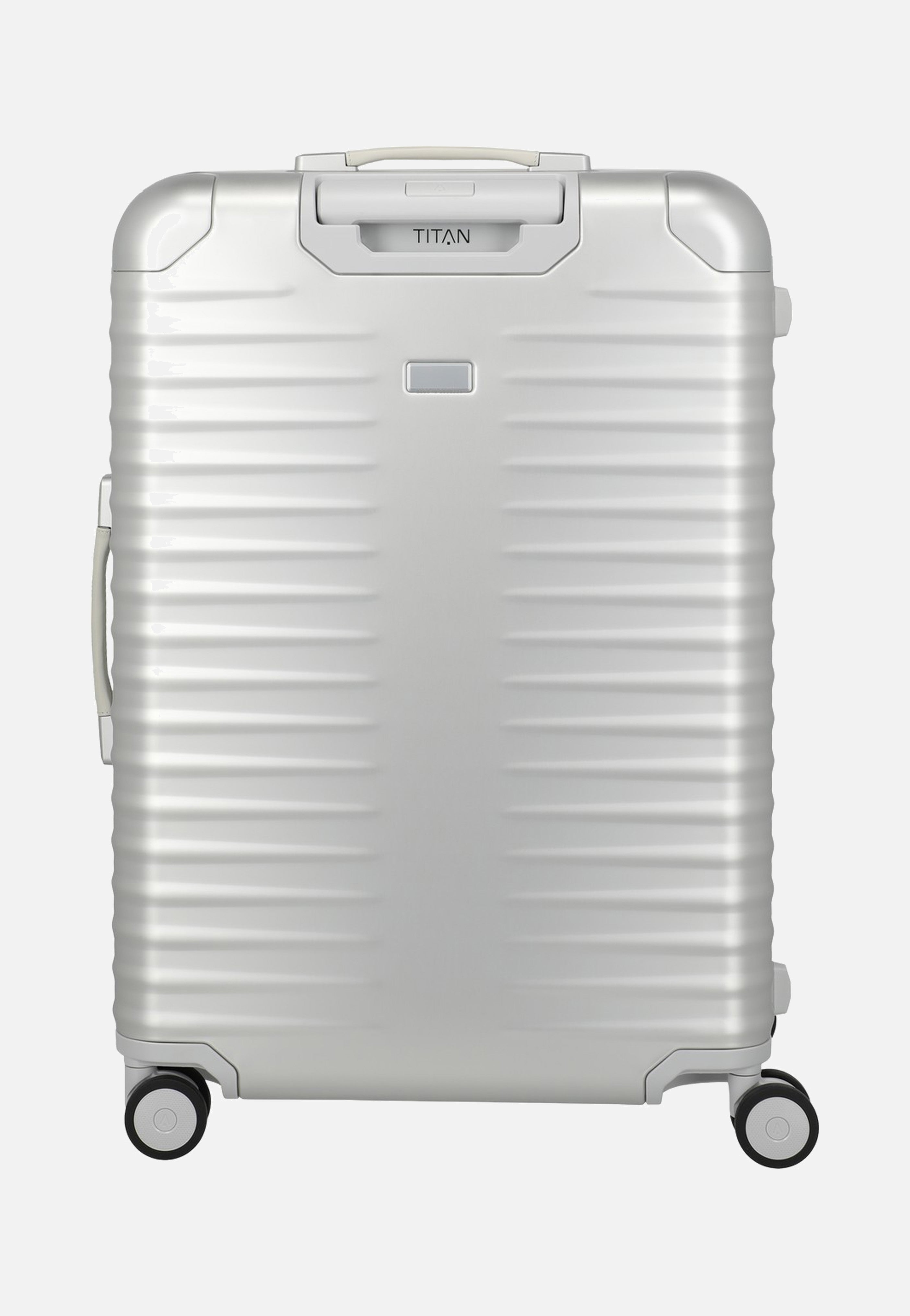 Titan ETERNITY 4w Trolley L Silver Suitcase